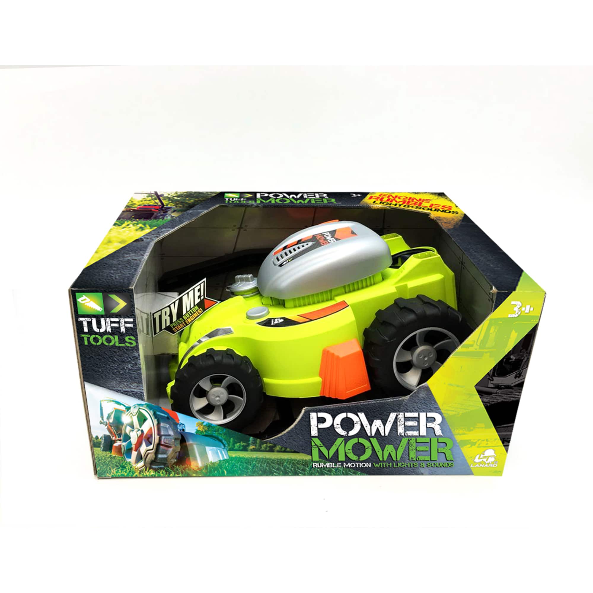Lanard&#xAE; Tuff Tools Lights &#x26; Sound Power Mower Toy Tool