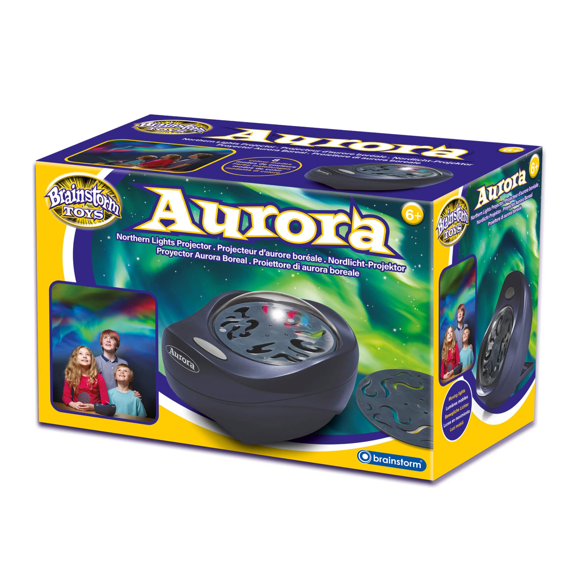 Brainstorm Toys STEM Aurora Northern & Southern Lights Projector