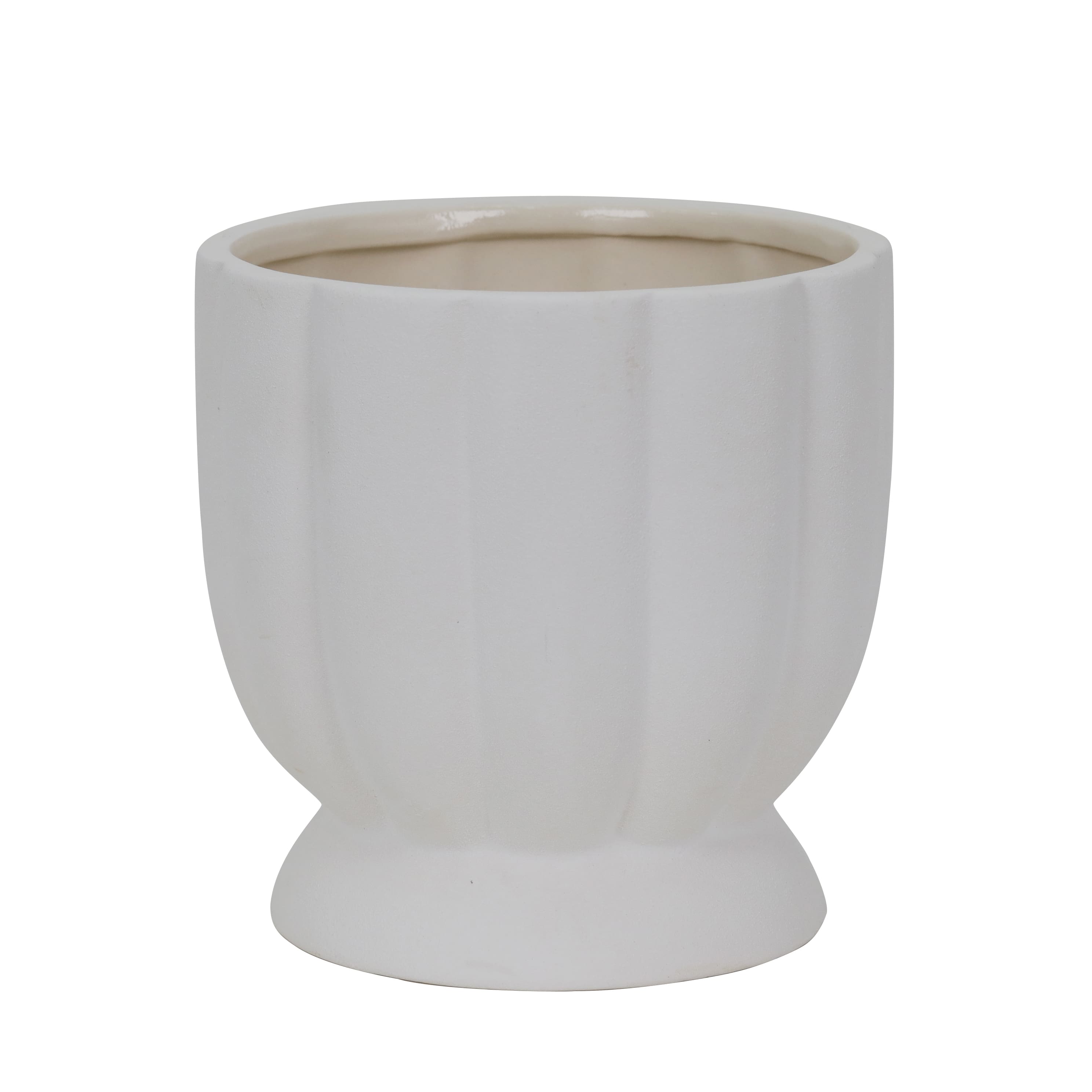 8&#x22; White Ceramic Planter by Ashland&#xAE;