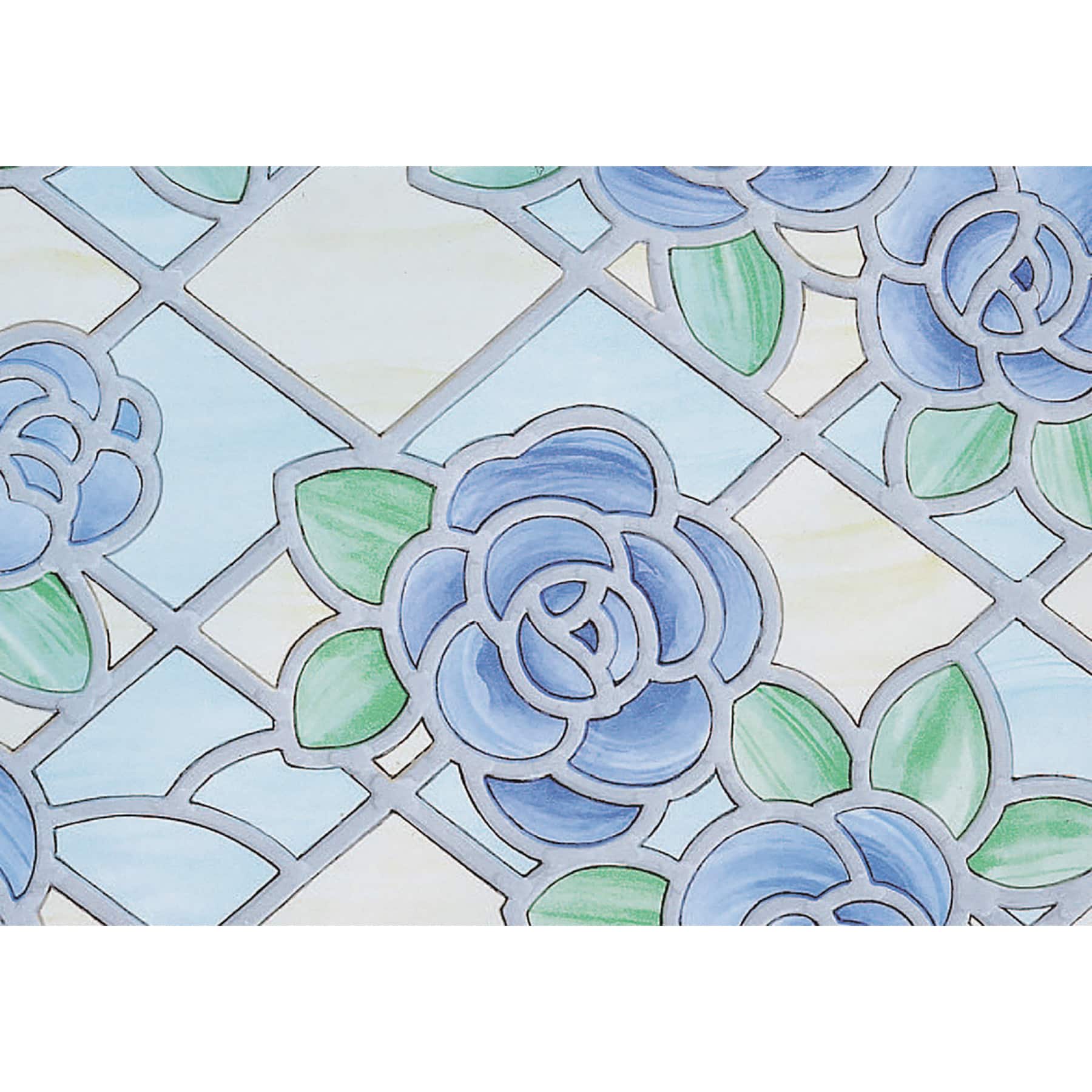 Fablon Amiens Blue Window Film, 2ct.