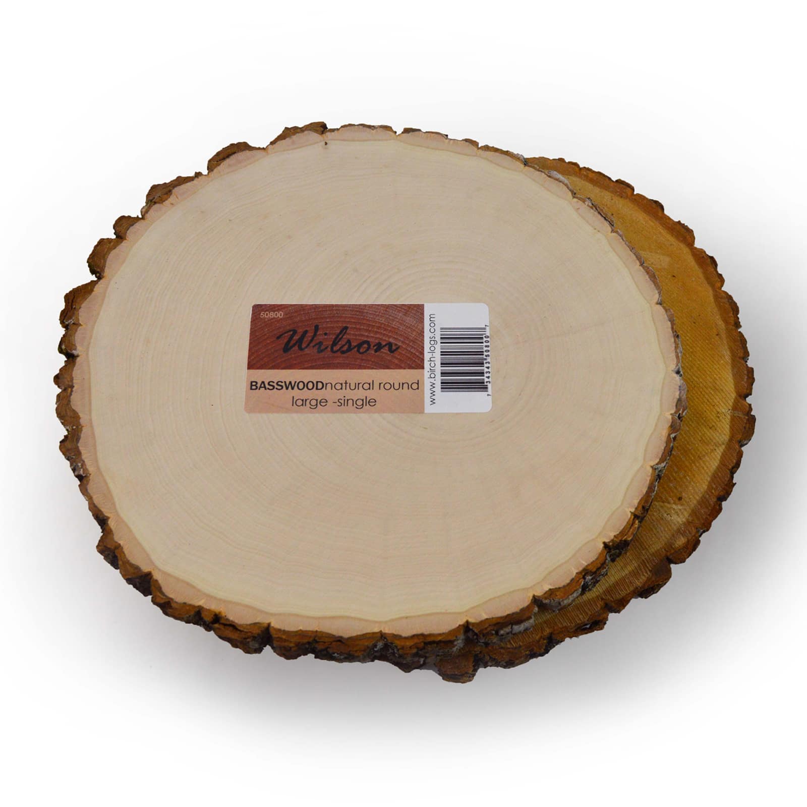 Wilson&#xAE; Enterprises 4 Pack Natural Basswood Round