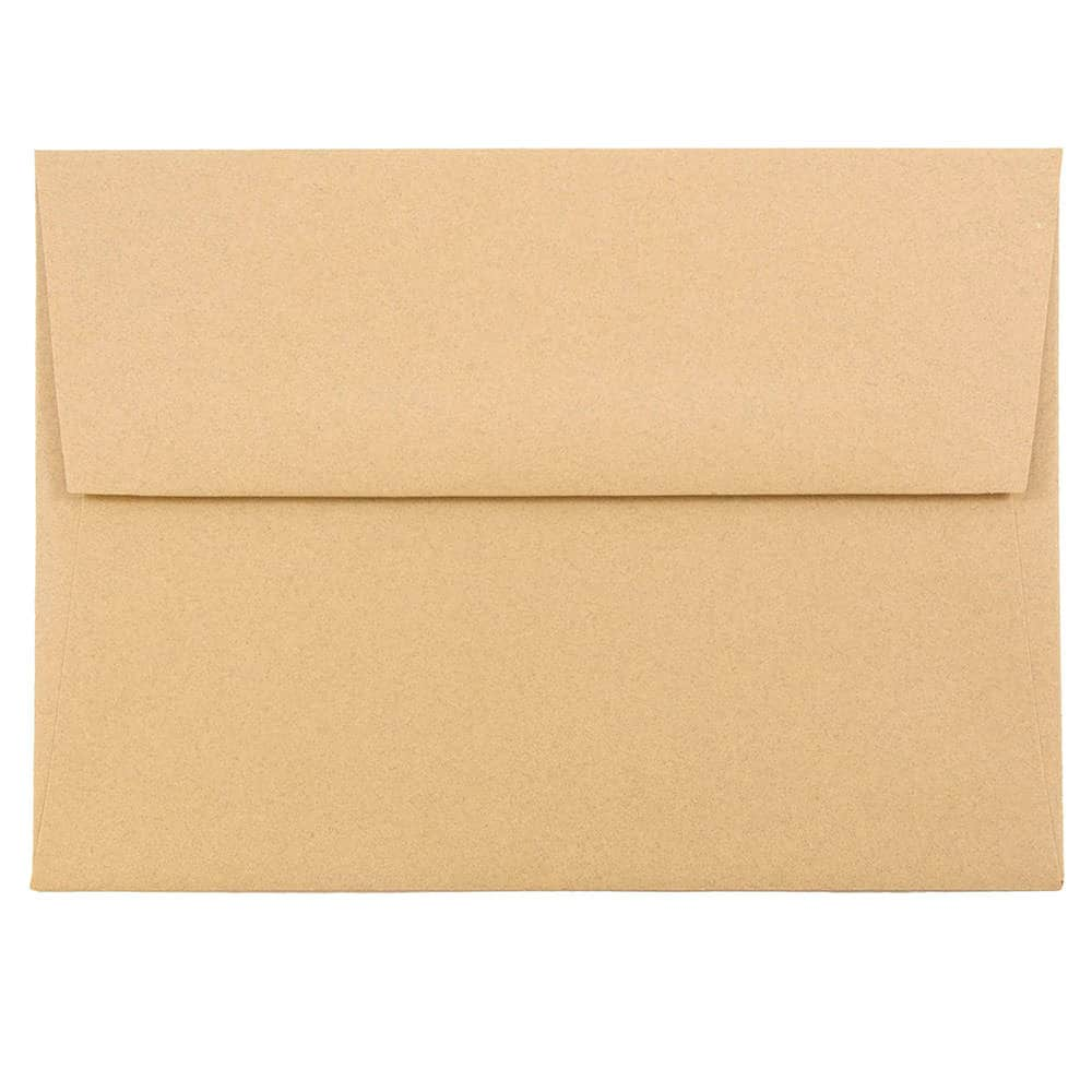 JAM Paper A7 Smooth Black Invitation Envelopes, 50ct.