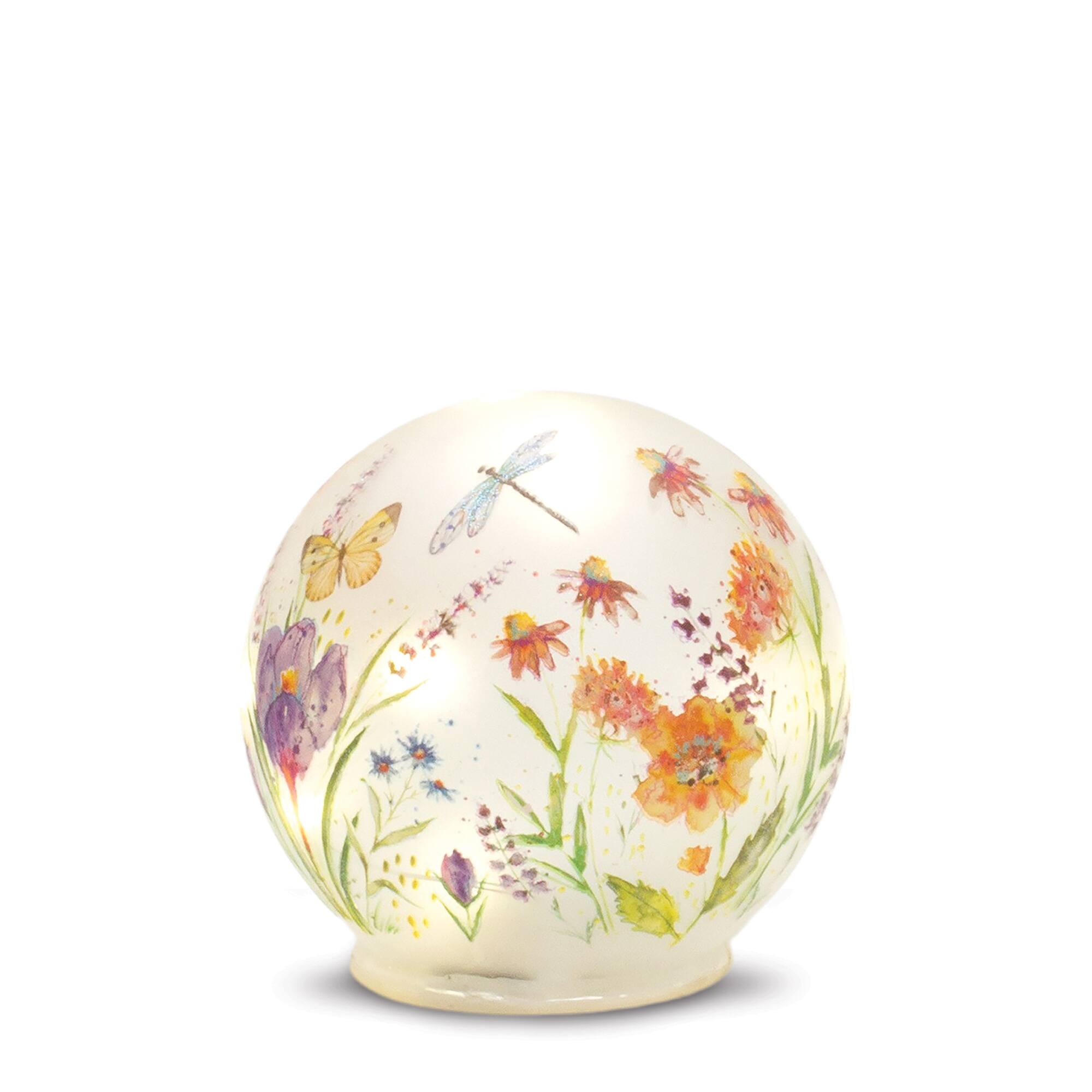 LED Floral Dragonfly Orb Set