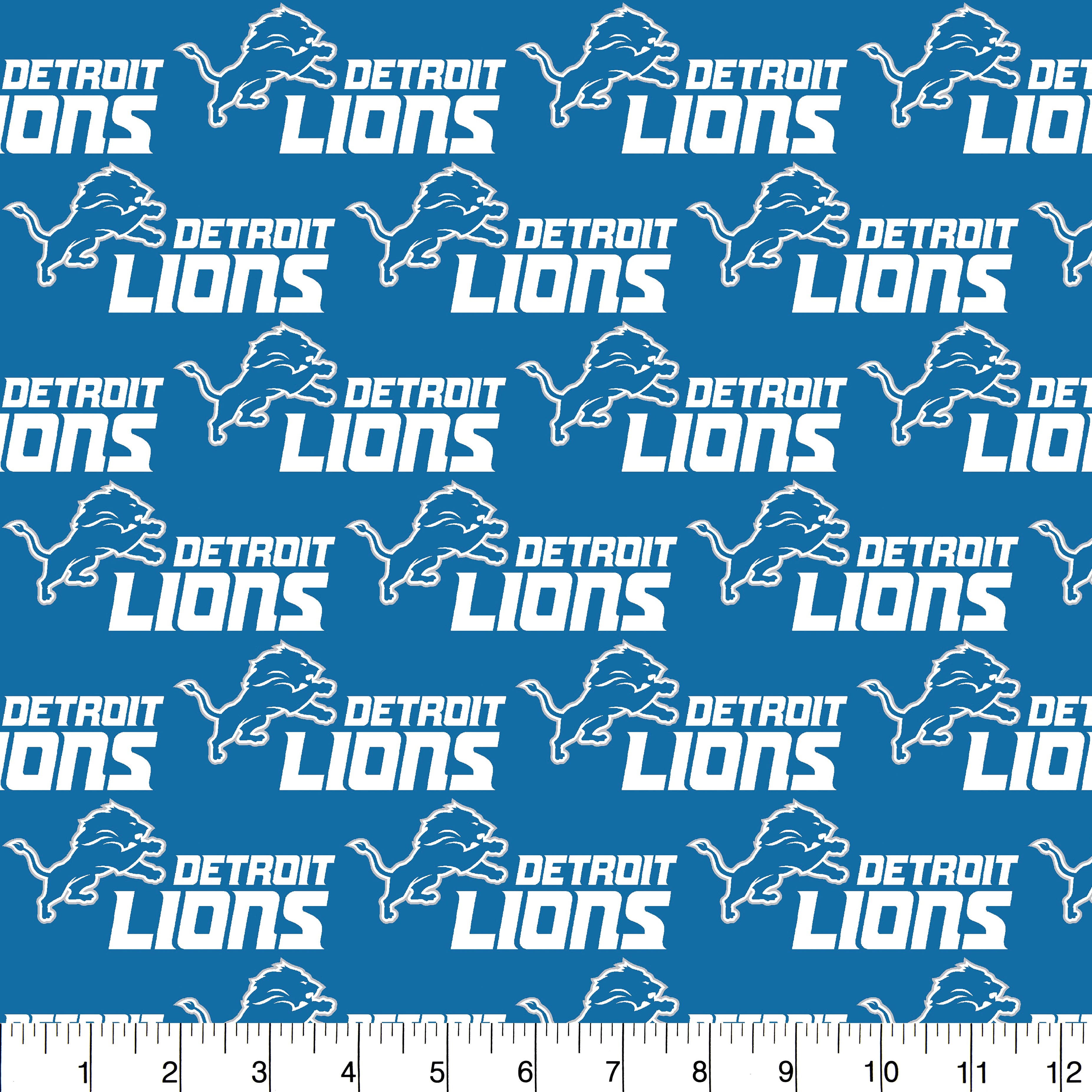 NFL Detroit Lions Cotton Fabric