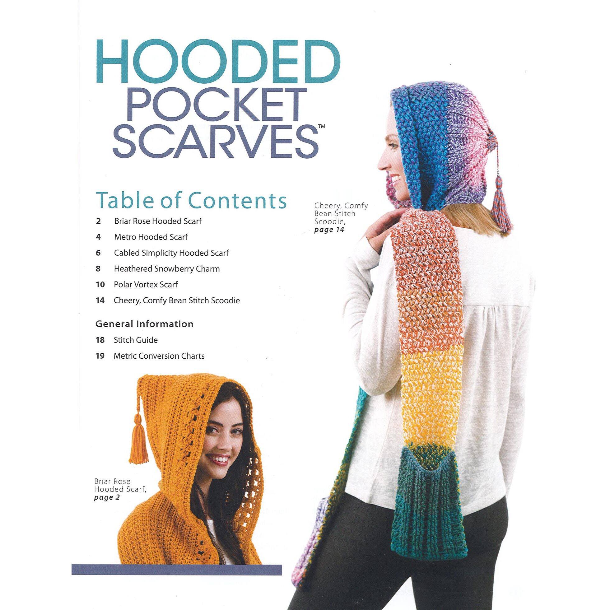 Annie's Hooded Pocket Scarves Book