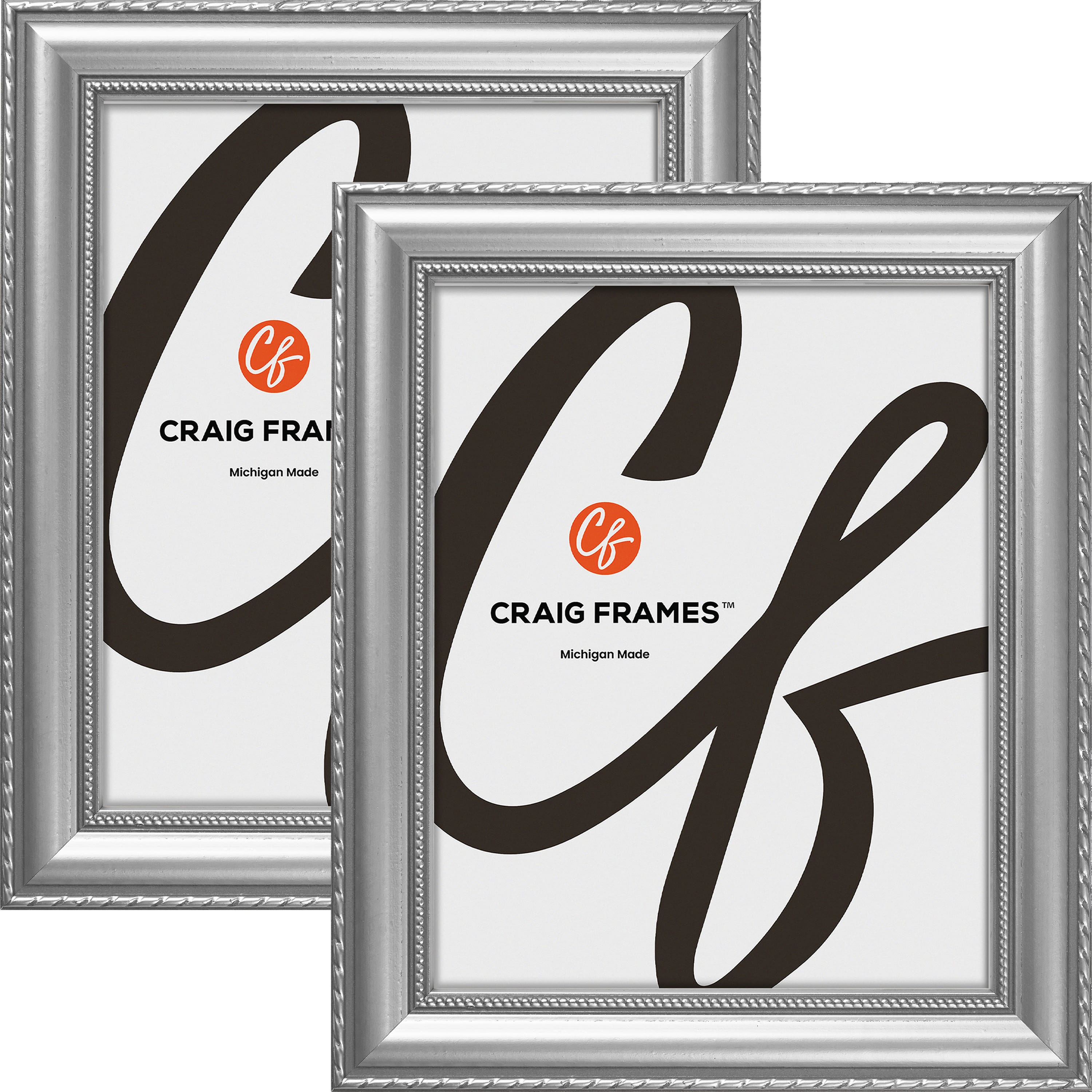 2 Pack Craig Frames Victoria Silver Picture Frame