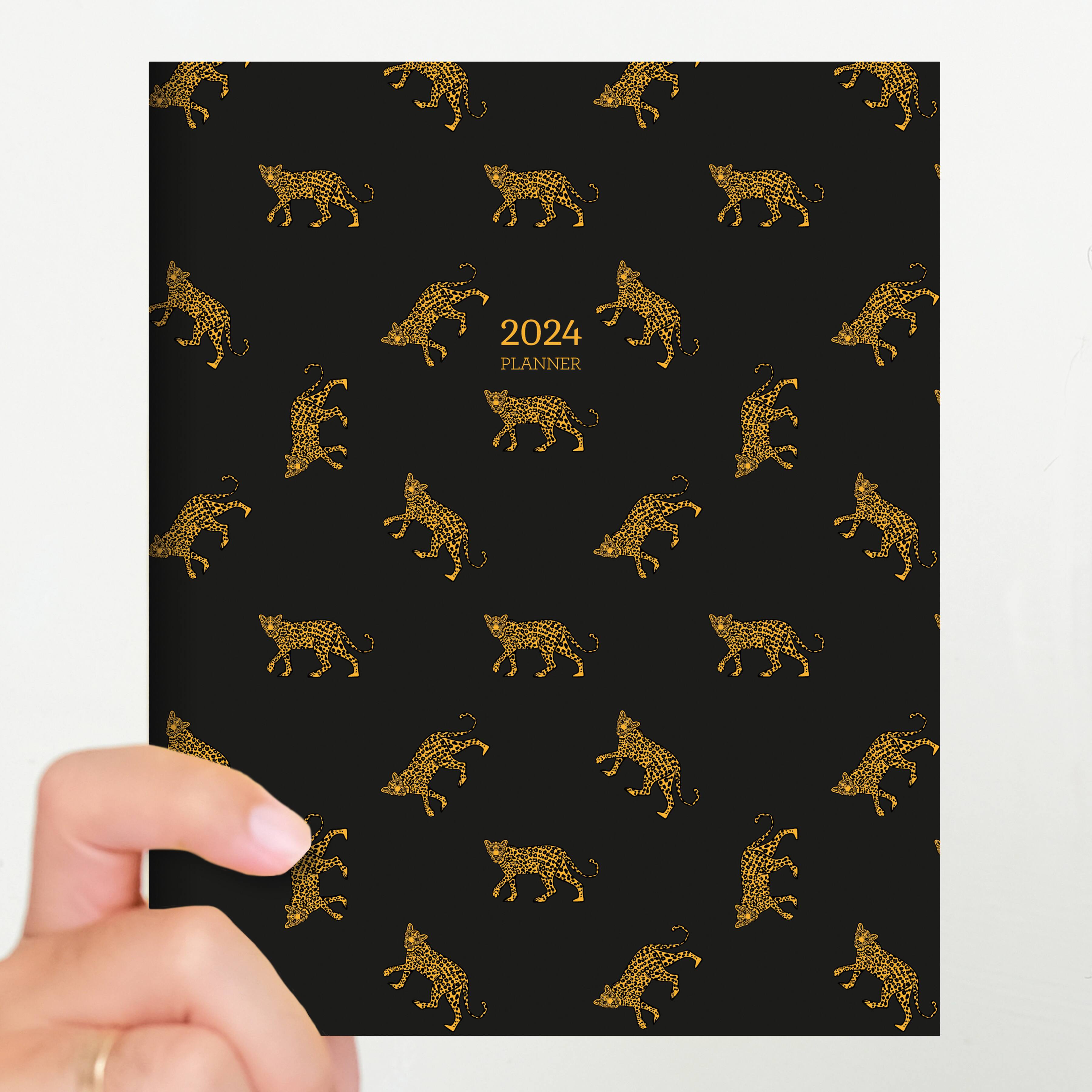 TF Publishing Medium 2024 Lazy Leopard Monthly Planner