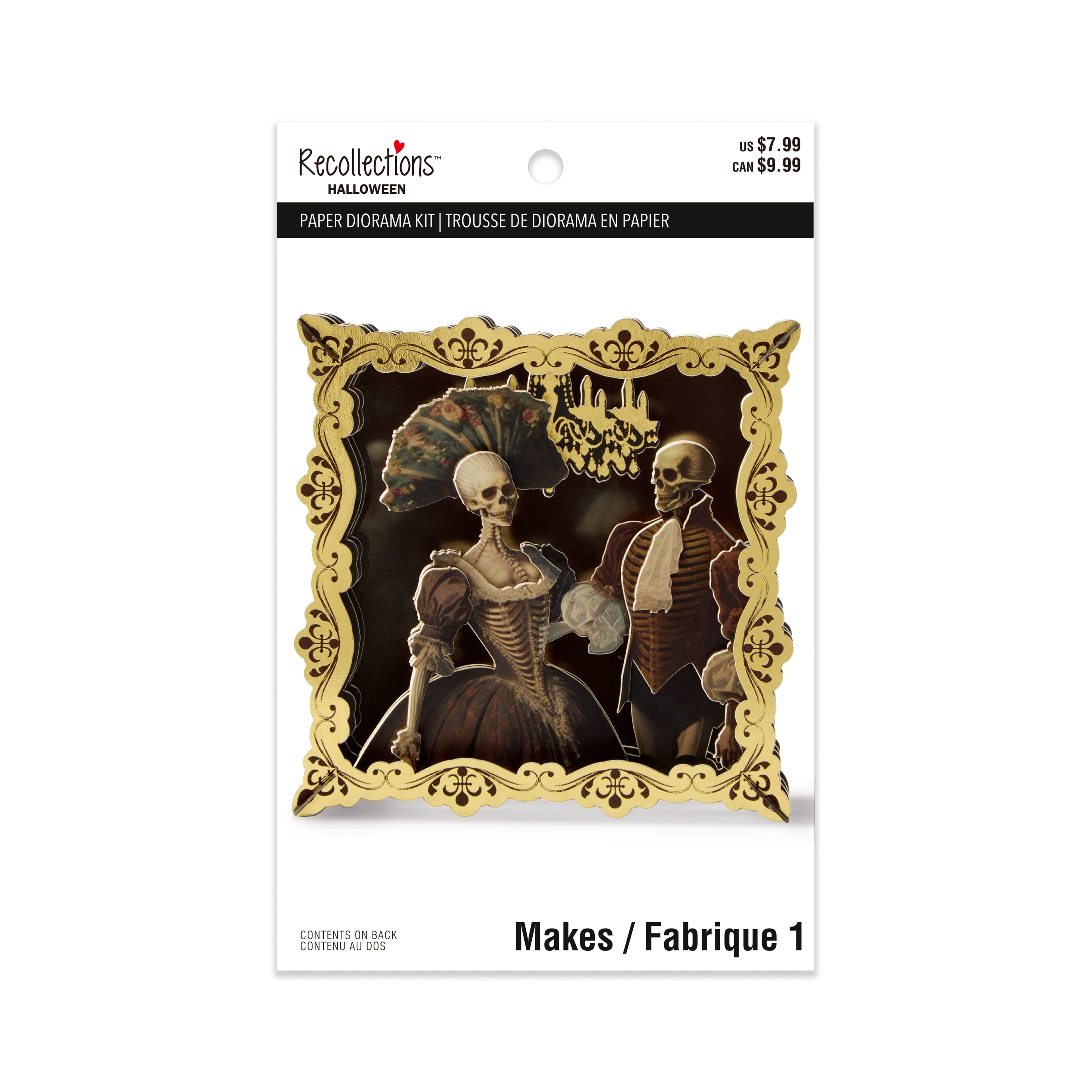 Haunted Recency Ballroom Paper Diorama Kit by Recollections&#x2122;