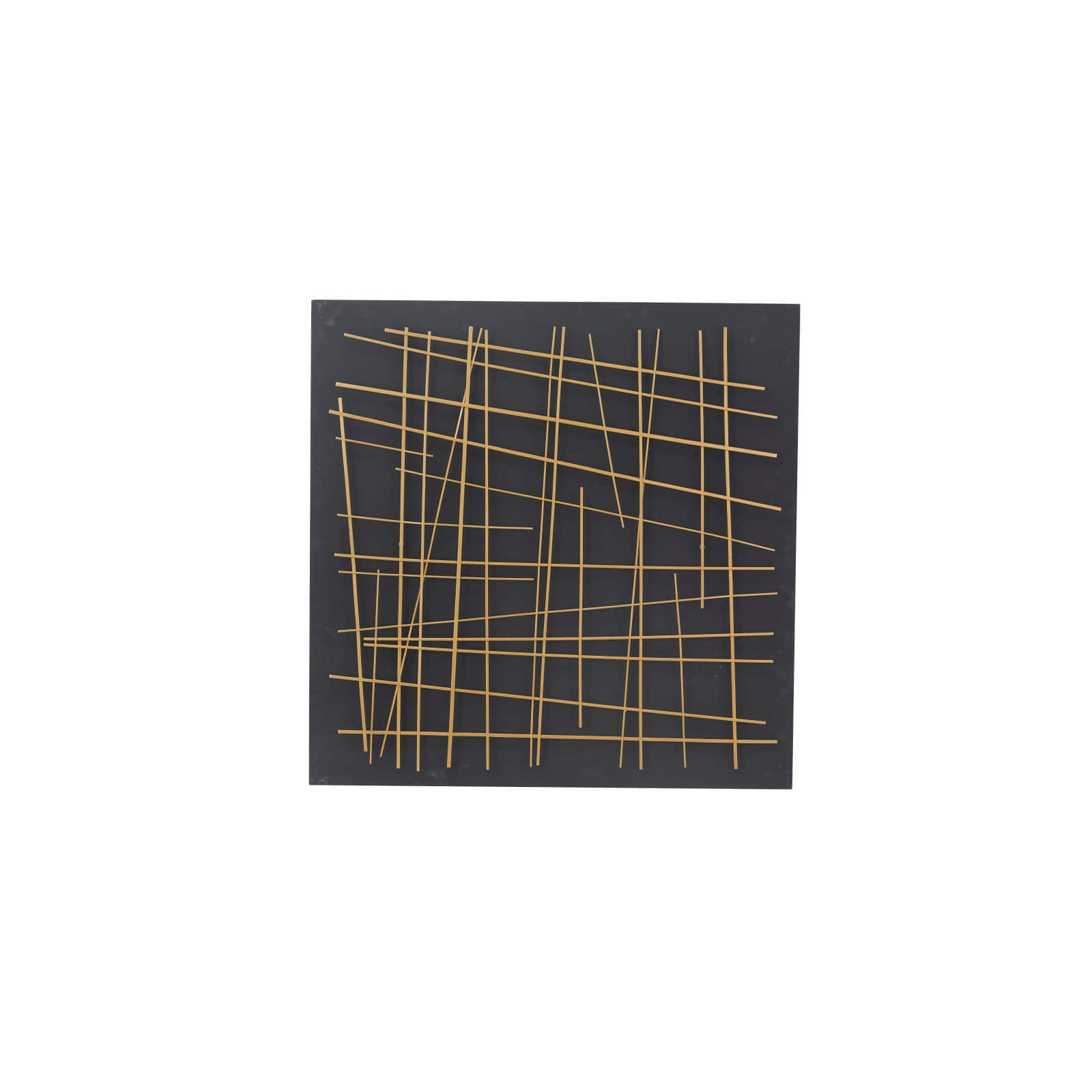 Gold Metal Contemporary Wall Decor, 31 x 31 x 1 By Cosmoliving By Cosmopolitan