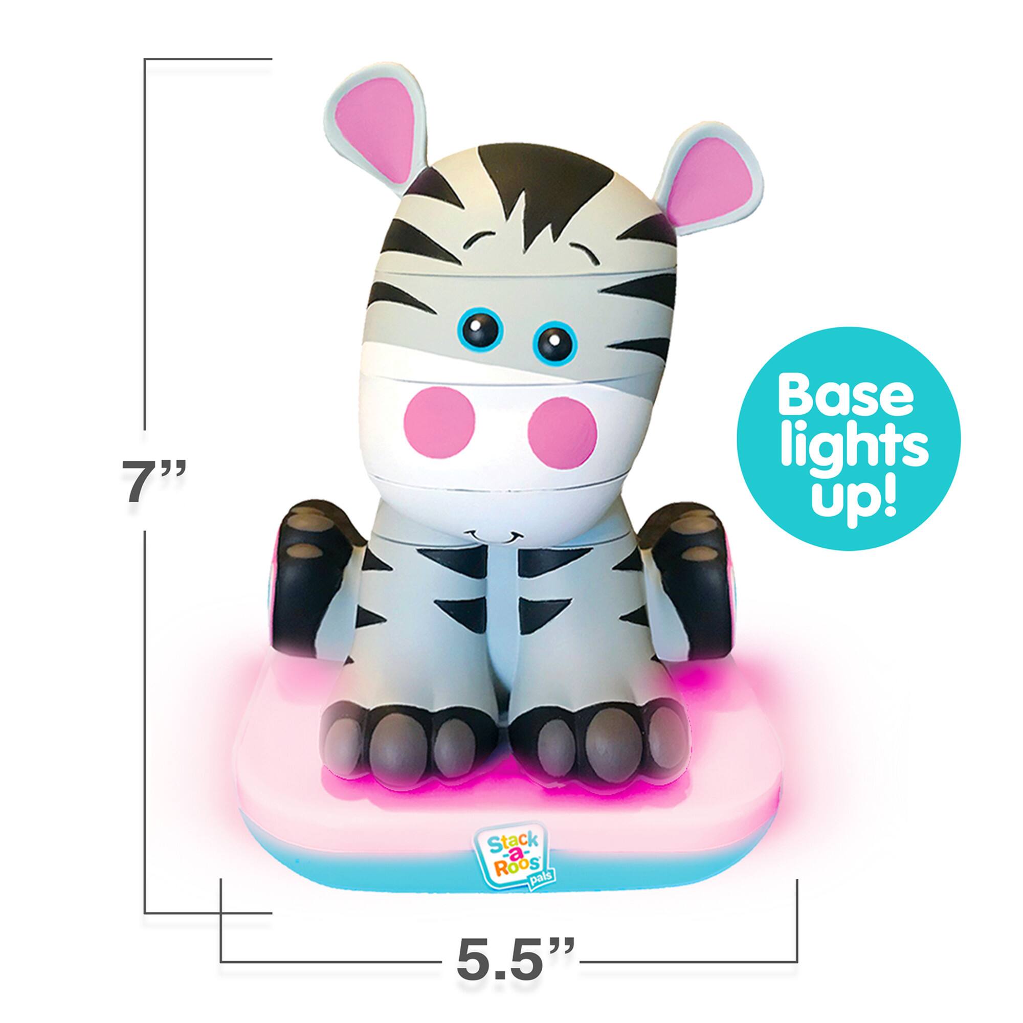 Stack-a-Roos Pals&#x2122; Baby Zebra Stacking Animal Tower