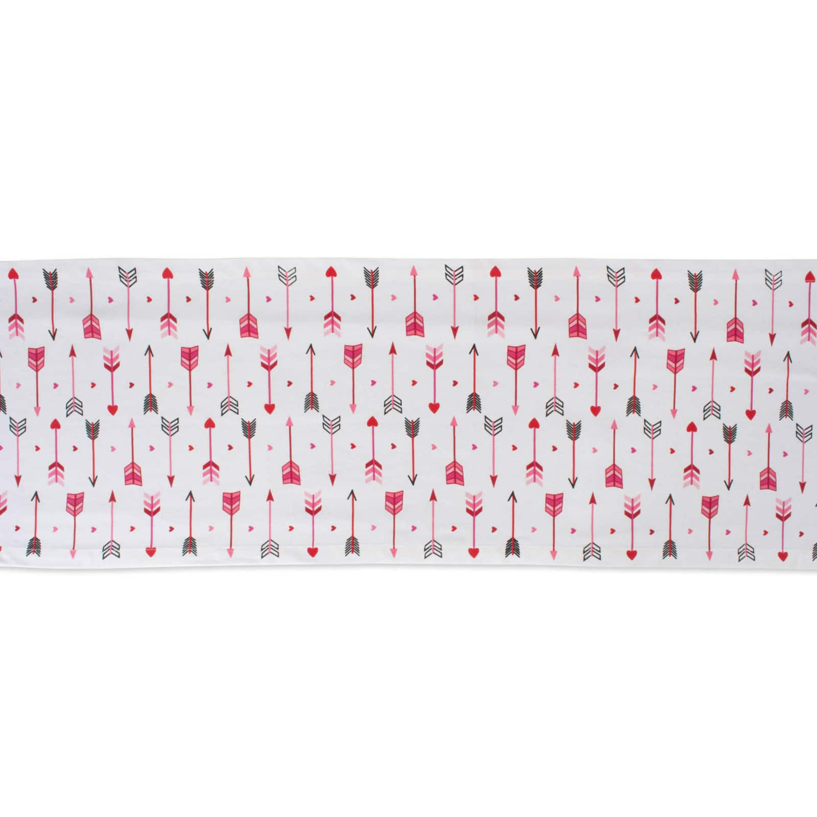 DII&#xAE; 72&#x22; Hearts &#x26; Arrow Print Table Runner