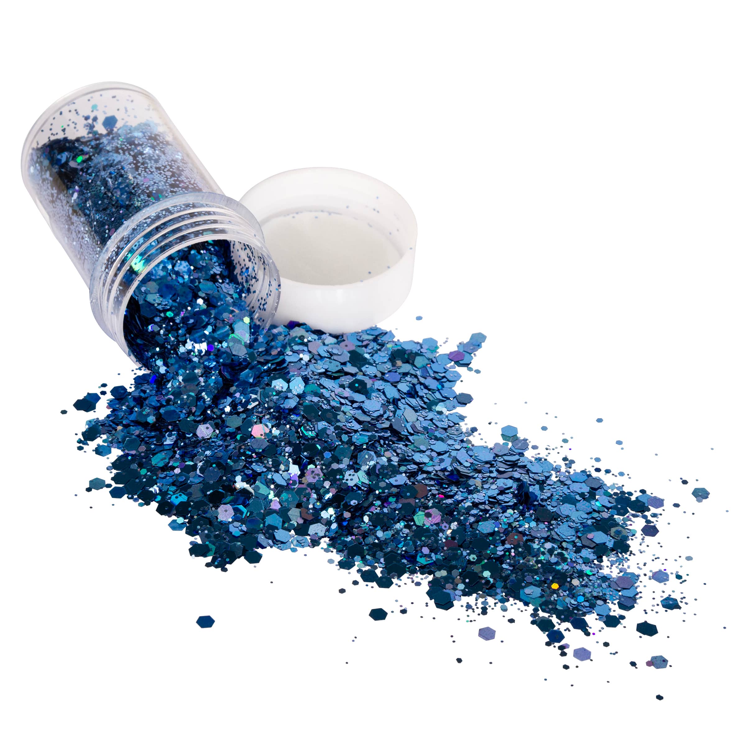 Blue &#x26; White Winter Embellishment &#x26; Glitter Shaker Set by Creatology&#x2122;