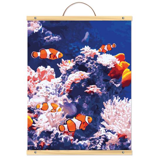 Orange Fish PaintbyNumber Kit by Artist's Loft