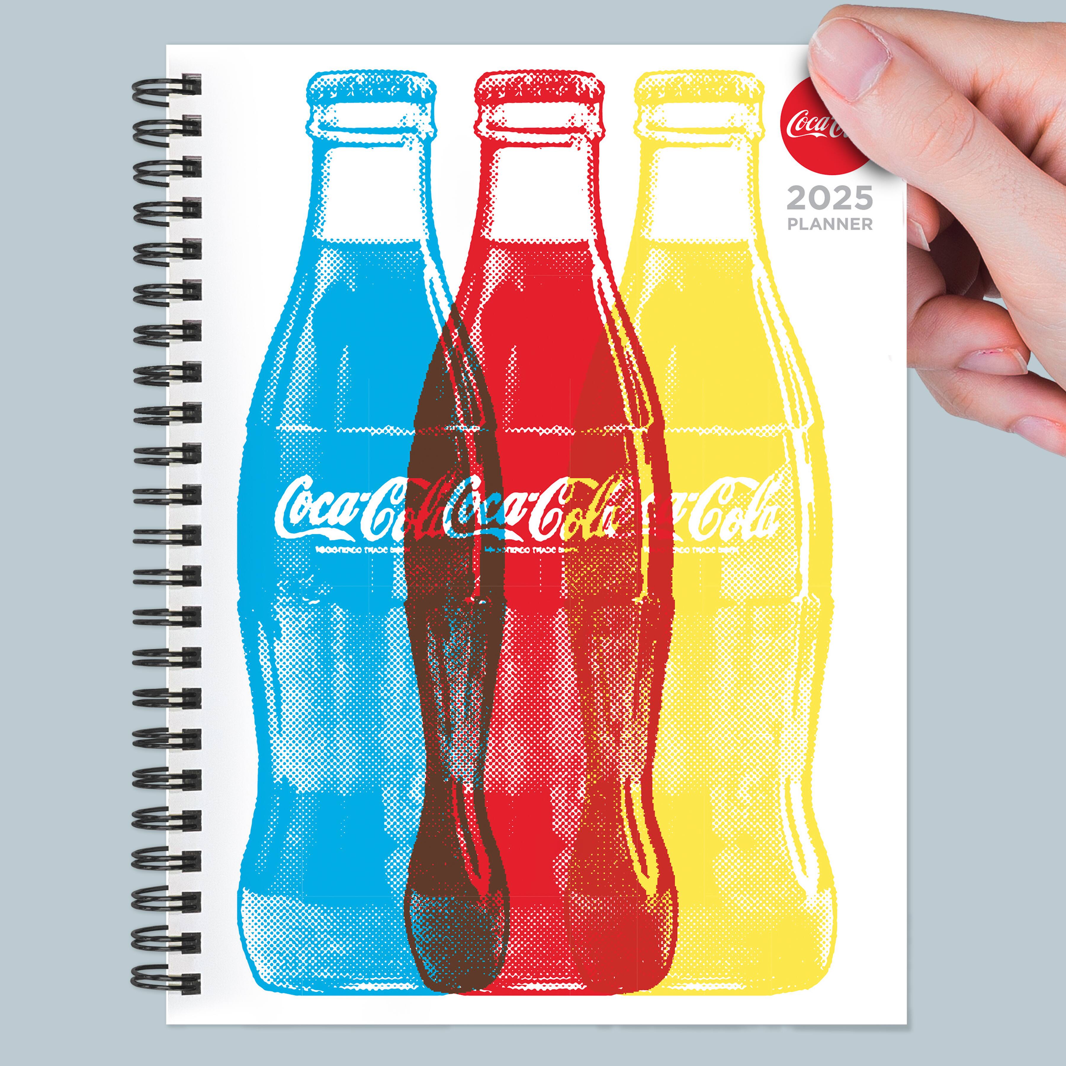 TF Publishing 2025 Medium Coca-Cola Weekly Monthly Spiral Planner