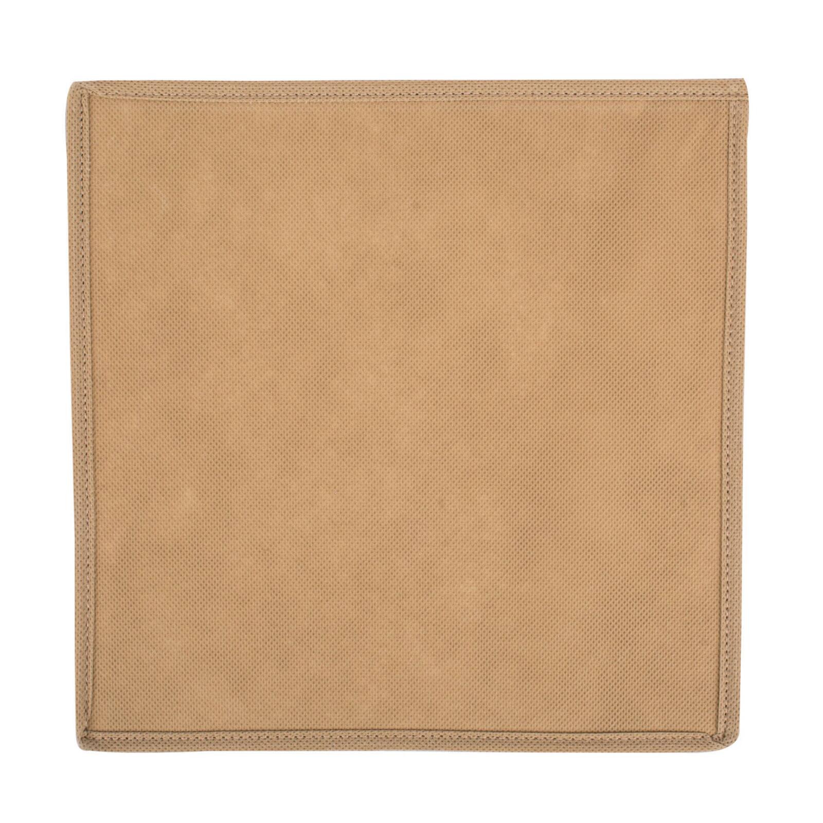 Nautical Blue Nonwoven Ikat Polyester Square Cube Set