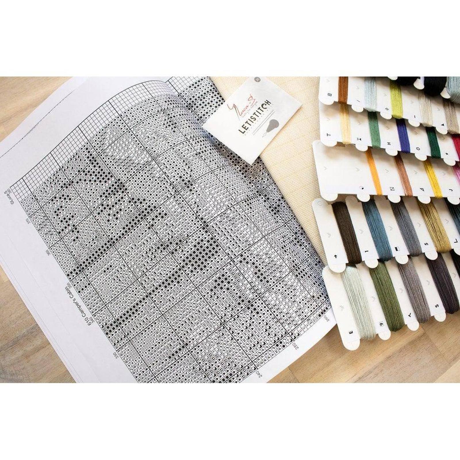 Luca-s Camper's Cabin Counted Cross Stitch Kit