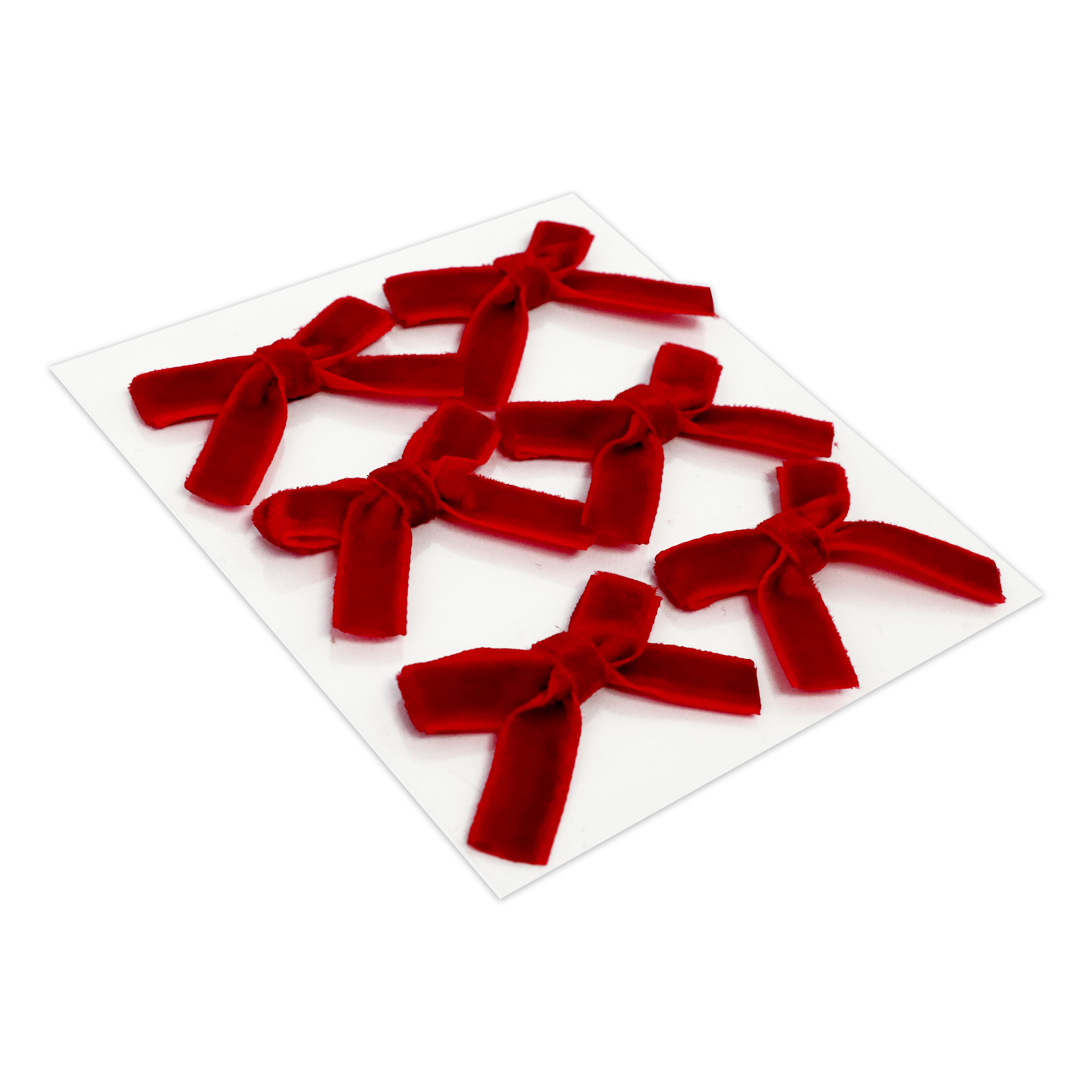 Red Velvet Bow Stickers by Recollections&#x2122;