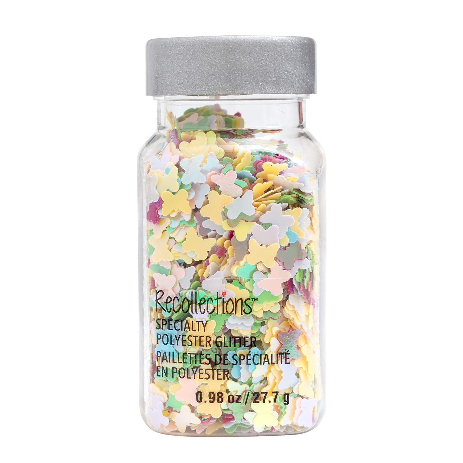12 Pack: Multi Butterfly Specialty Polyester Glitter by Recollections™