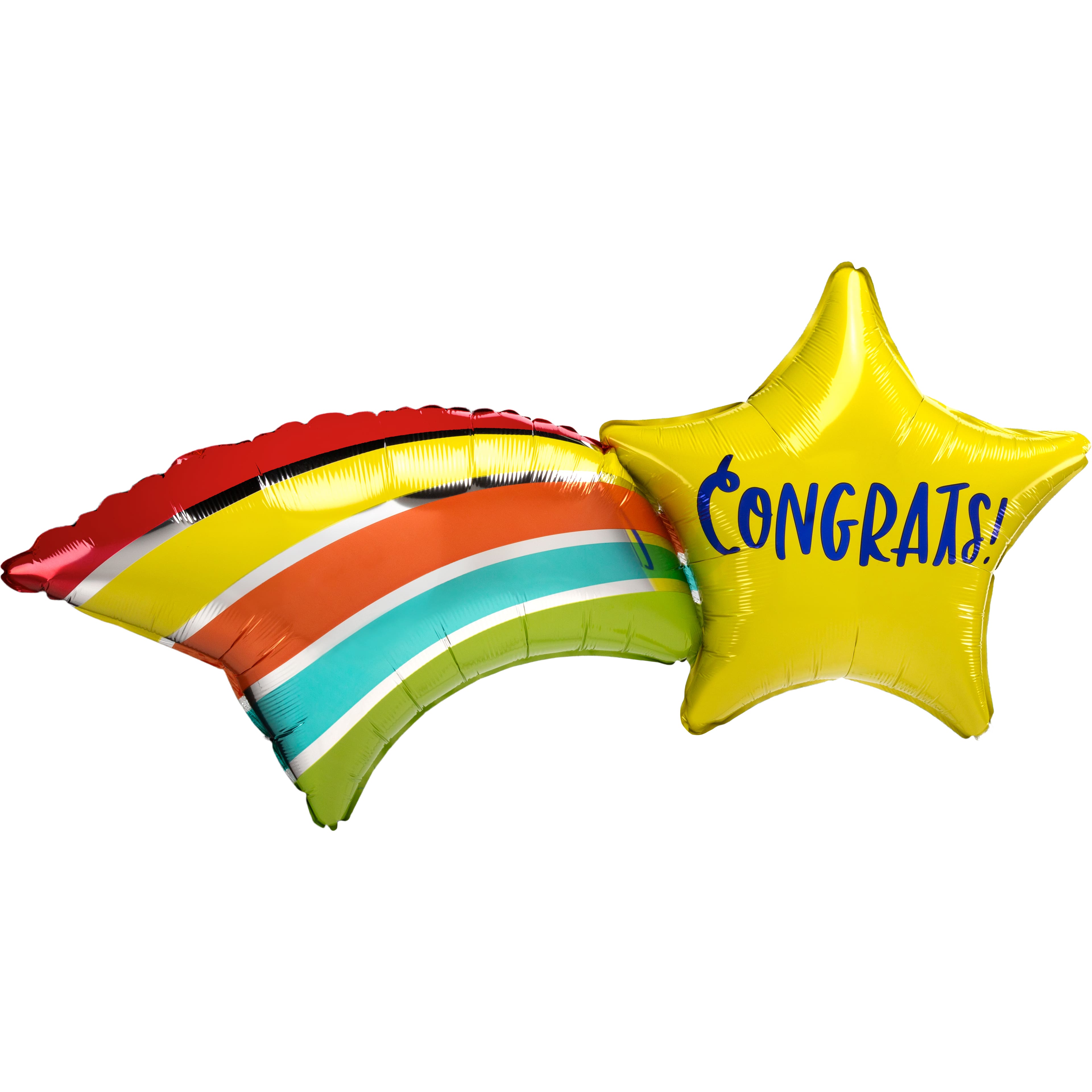 SuperShape™ 27" Congrats Shooting Star Foil Balloon