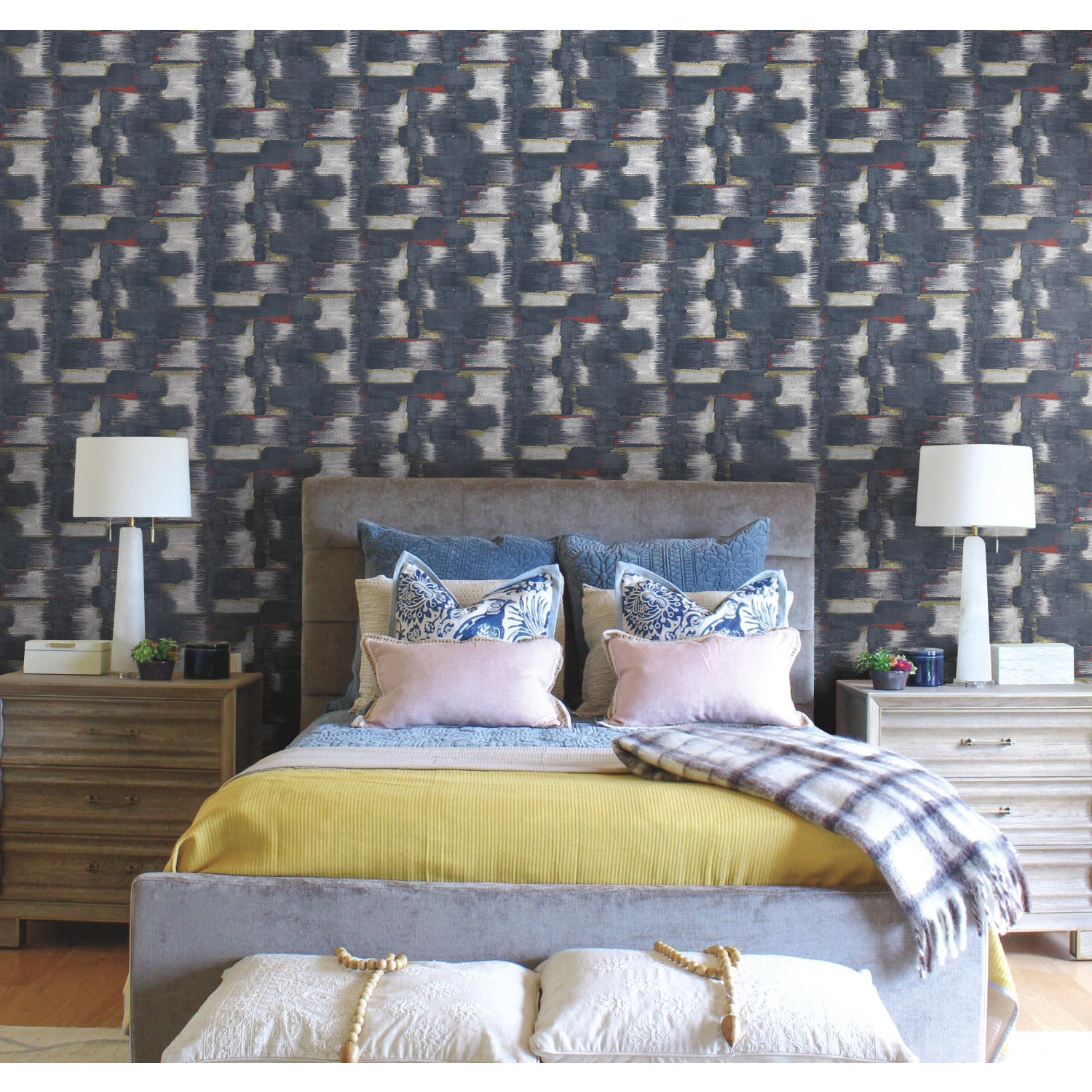 RoomMates Tamara Day Modern Ikat Peel & Stick Wallpaper