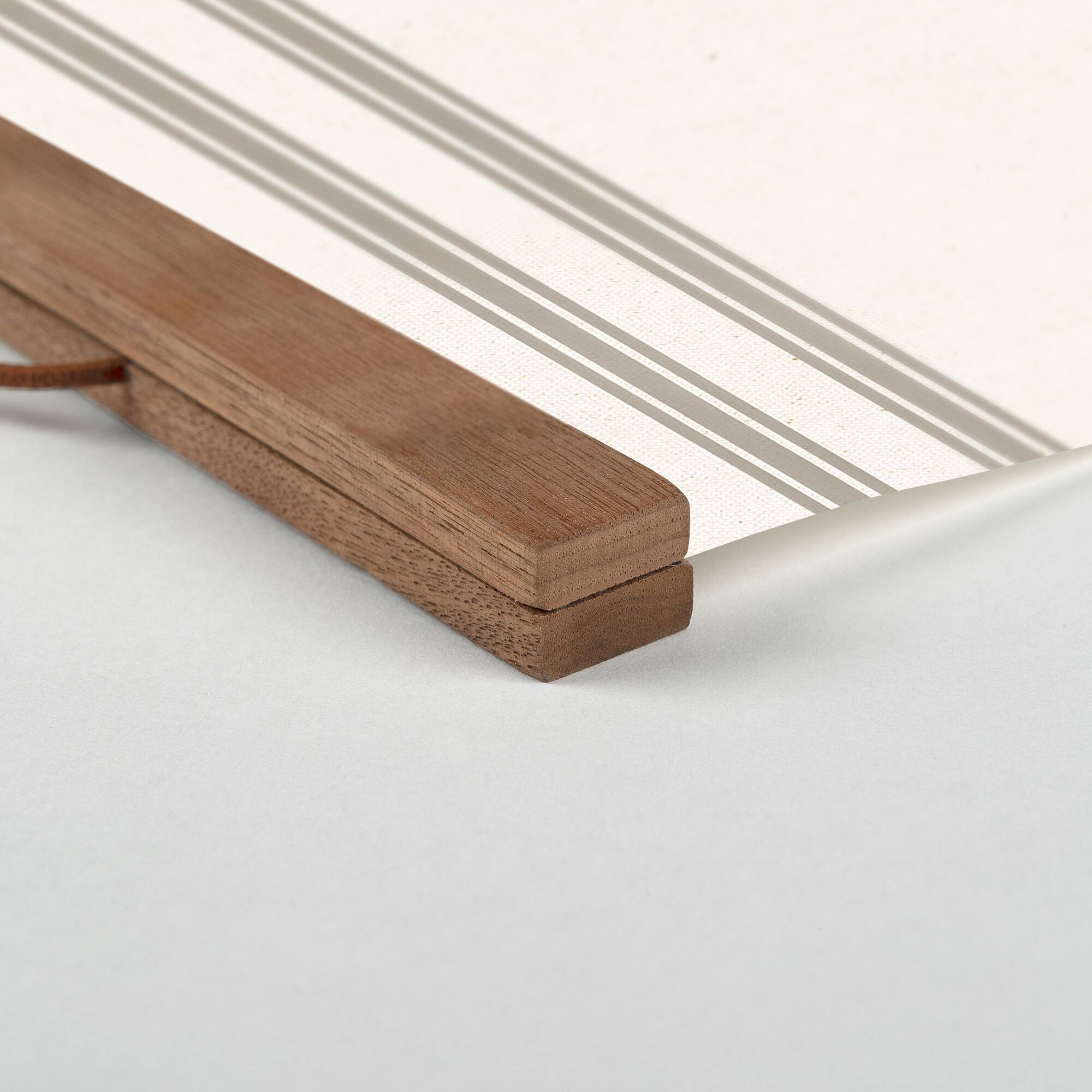 Forever Thankful 16" x 20" Teak Hanging Canvas