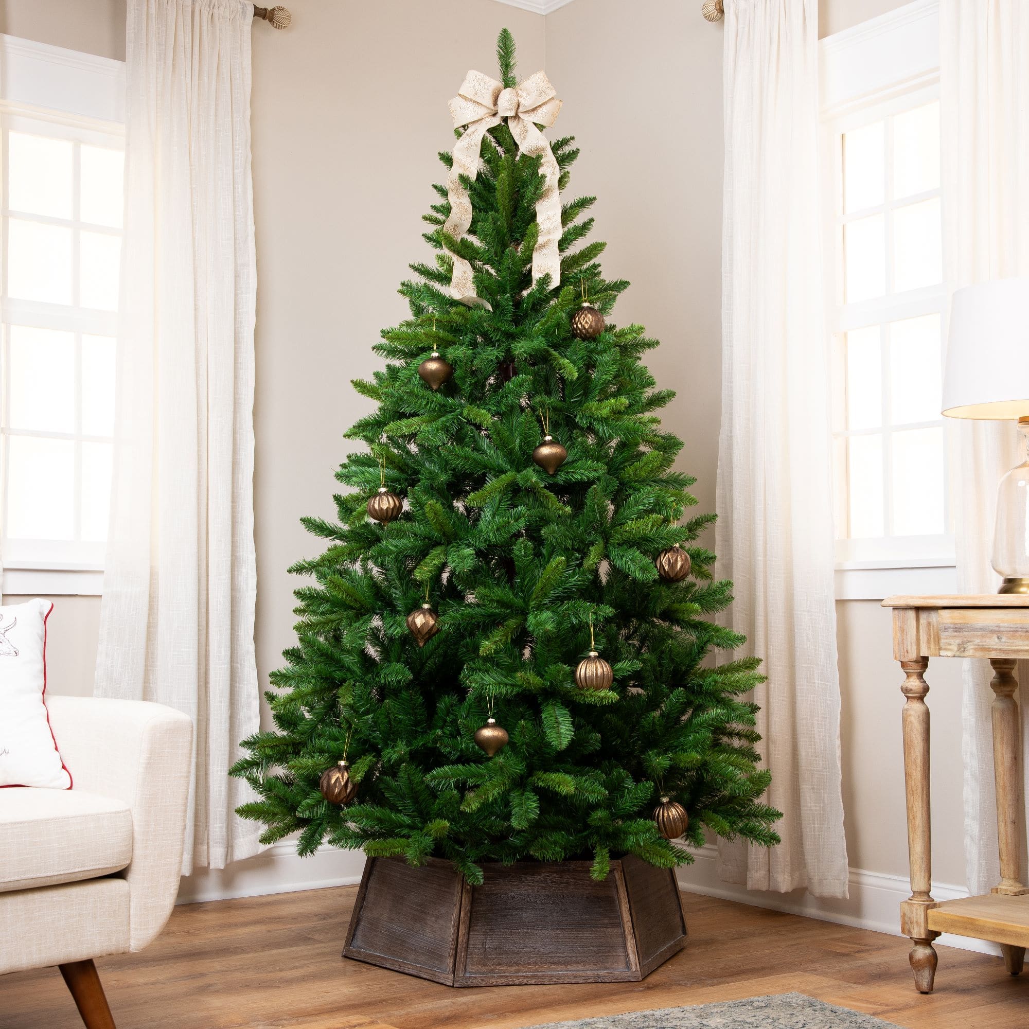 7ft. Unlit McKenzie Fir Artificial Christmas Tree