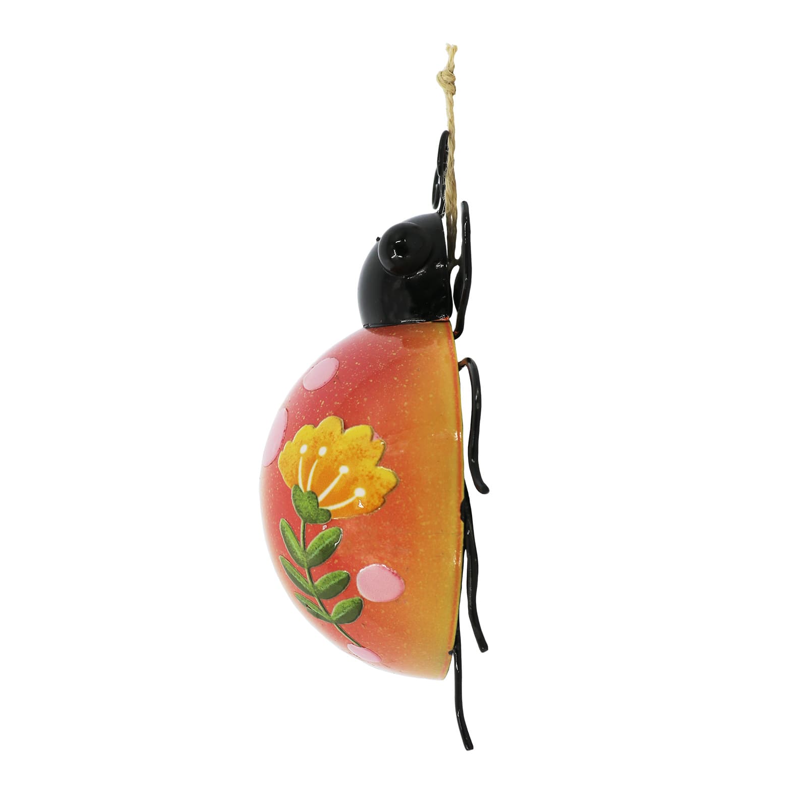 5.25&#x22; Orange Ladybug with Pink Spots Wall D&#xE9;cor by Ashland&#xAE;