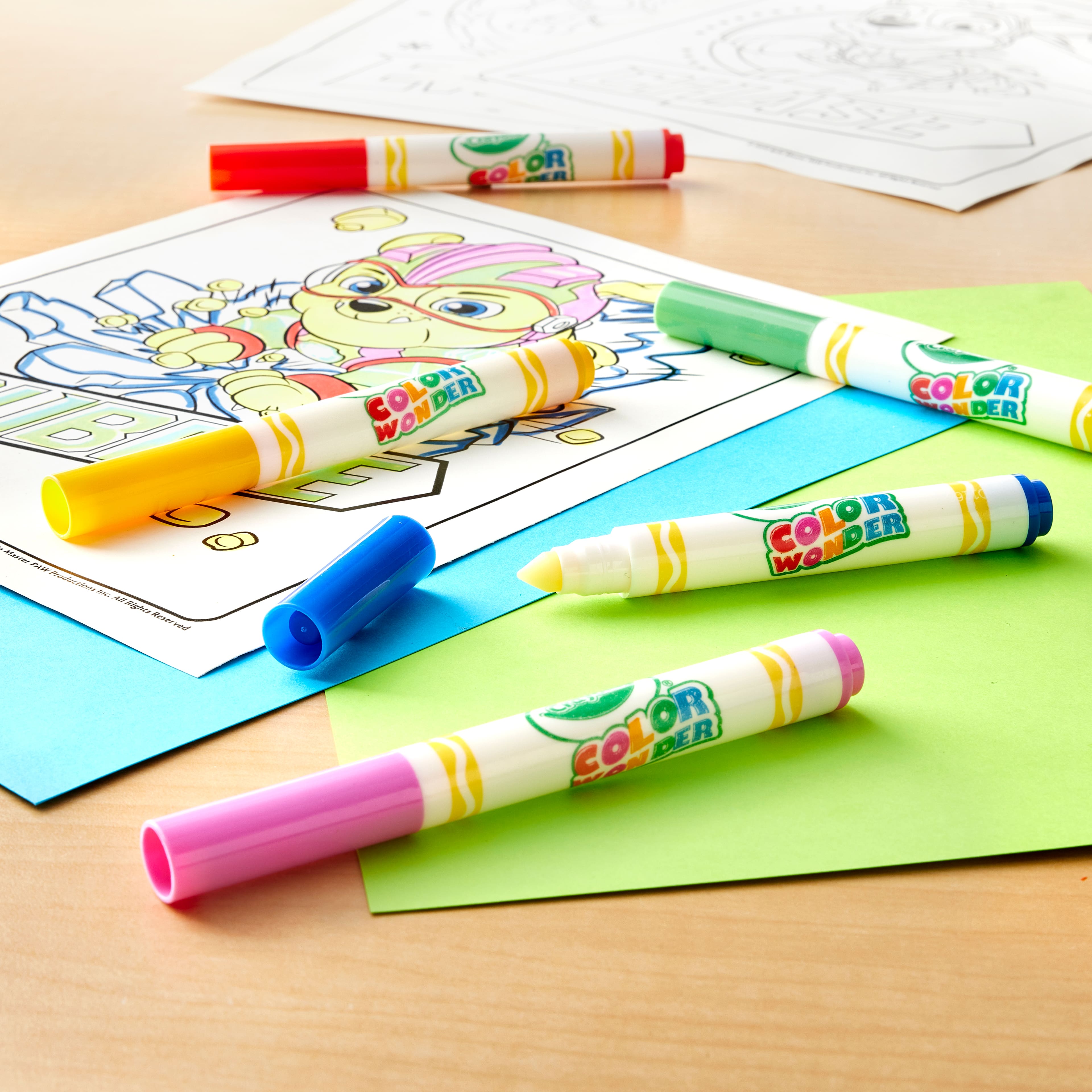 12 Pack: Crayola&#xAE; Color Wonder&#x2122; Paw Patrol&#xAE; Papers &#x26; Markers
