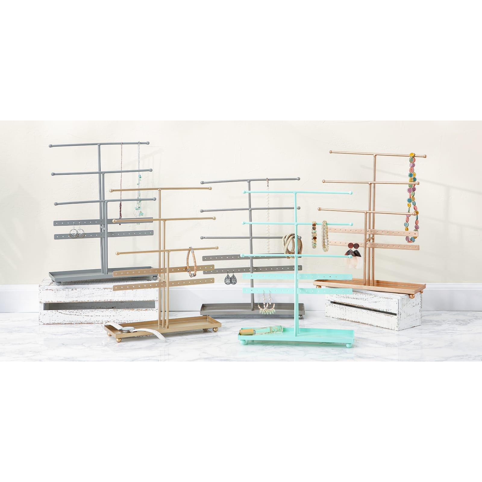 DII&#xAE; 3 Tier Jewelry Organizer