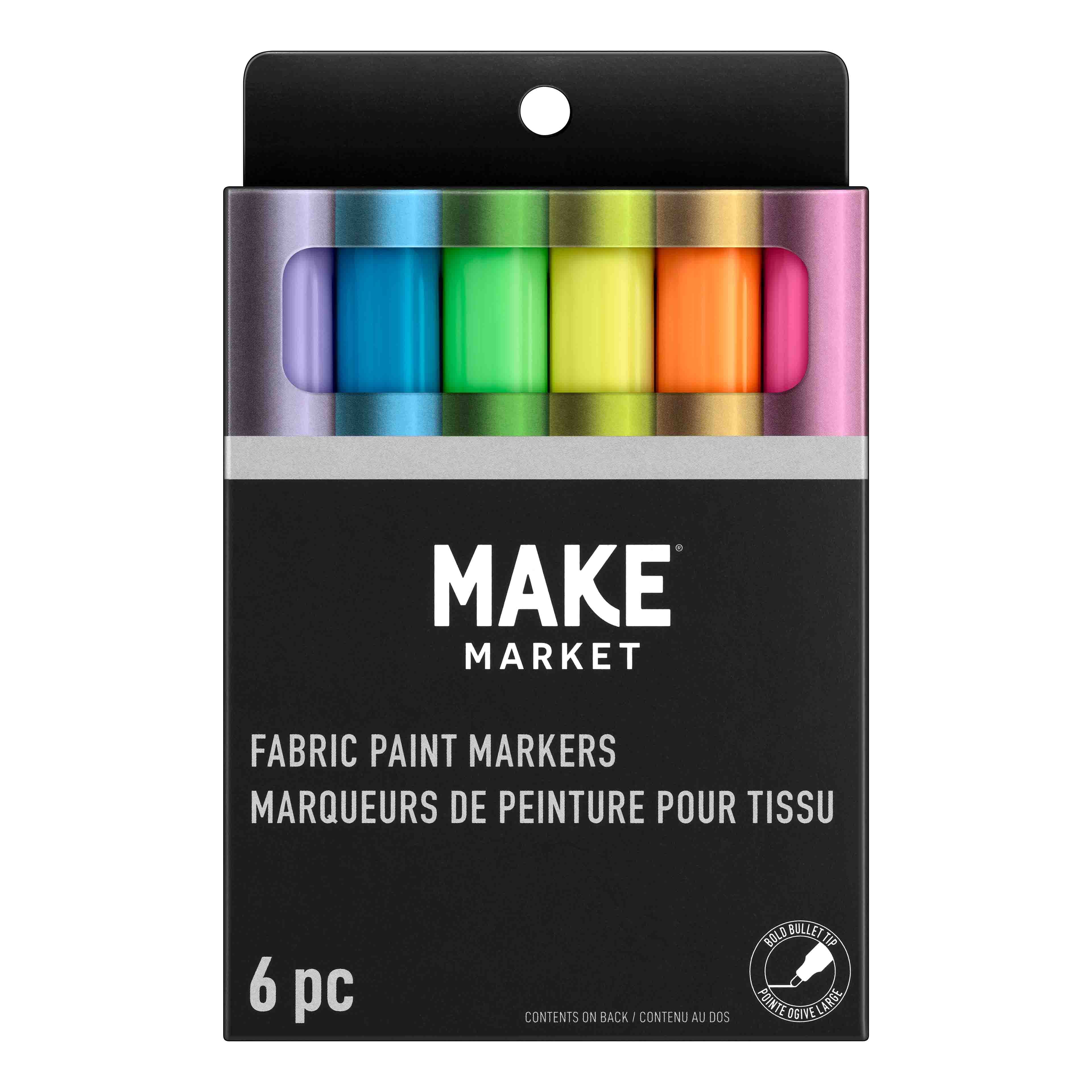 Fluorescent Fabric Paint Marker Set by Make Market&#xAE;