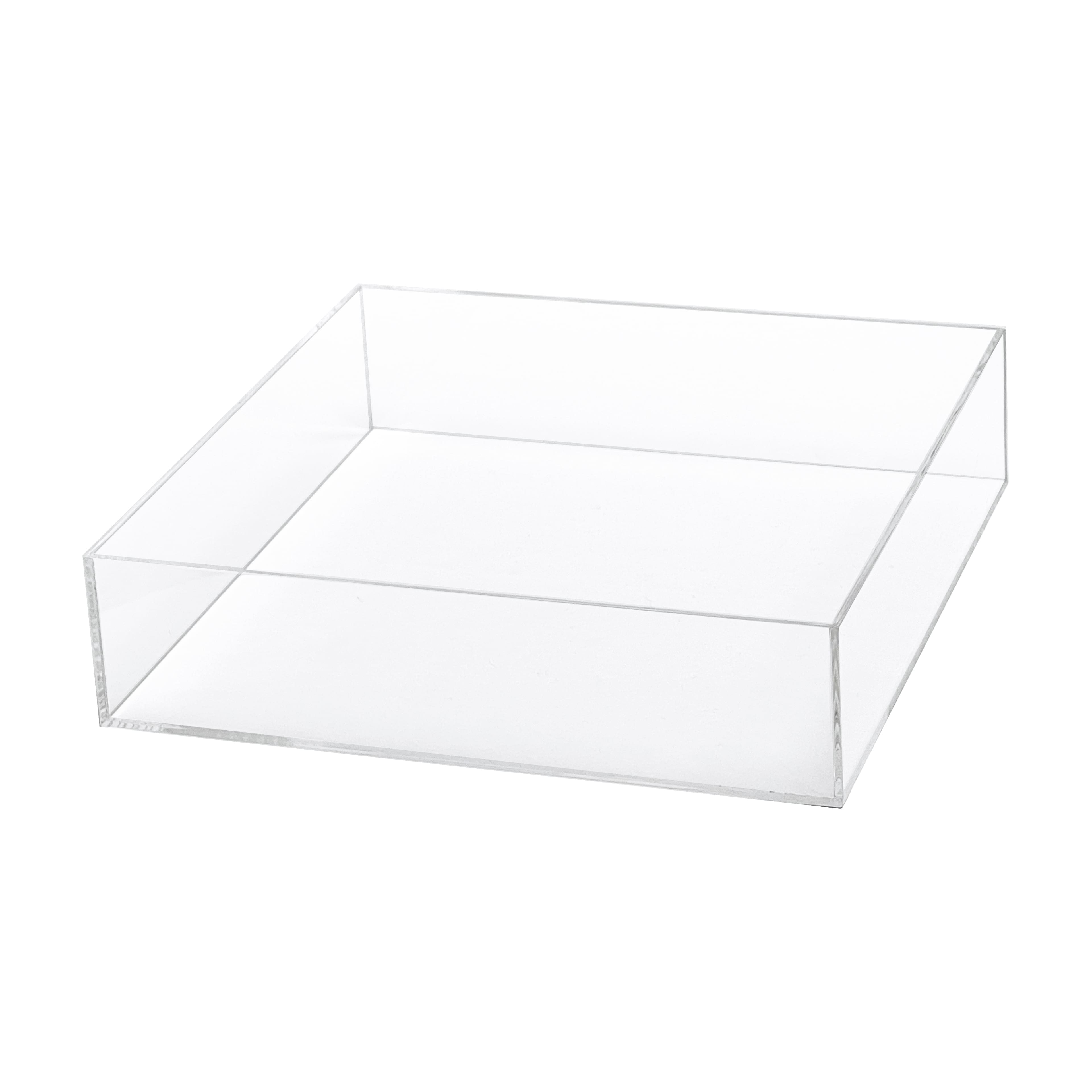 SQUARE CLEAR ACRYLIC GEM BOXES 50 QTY 