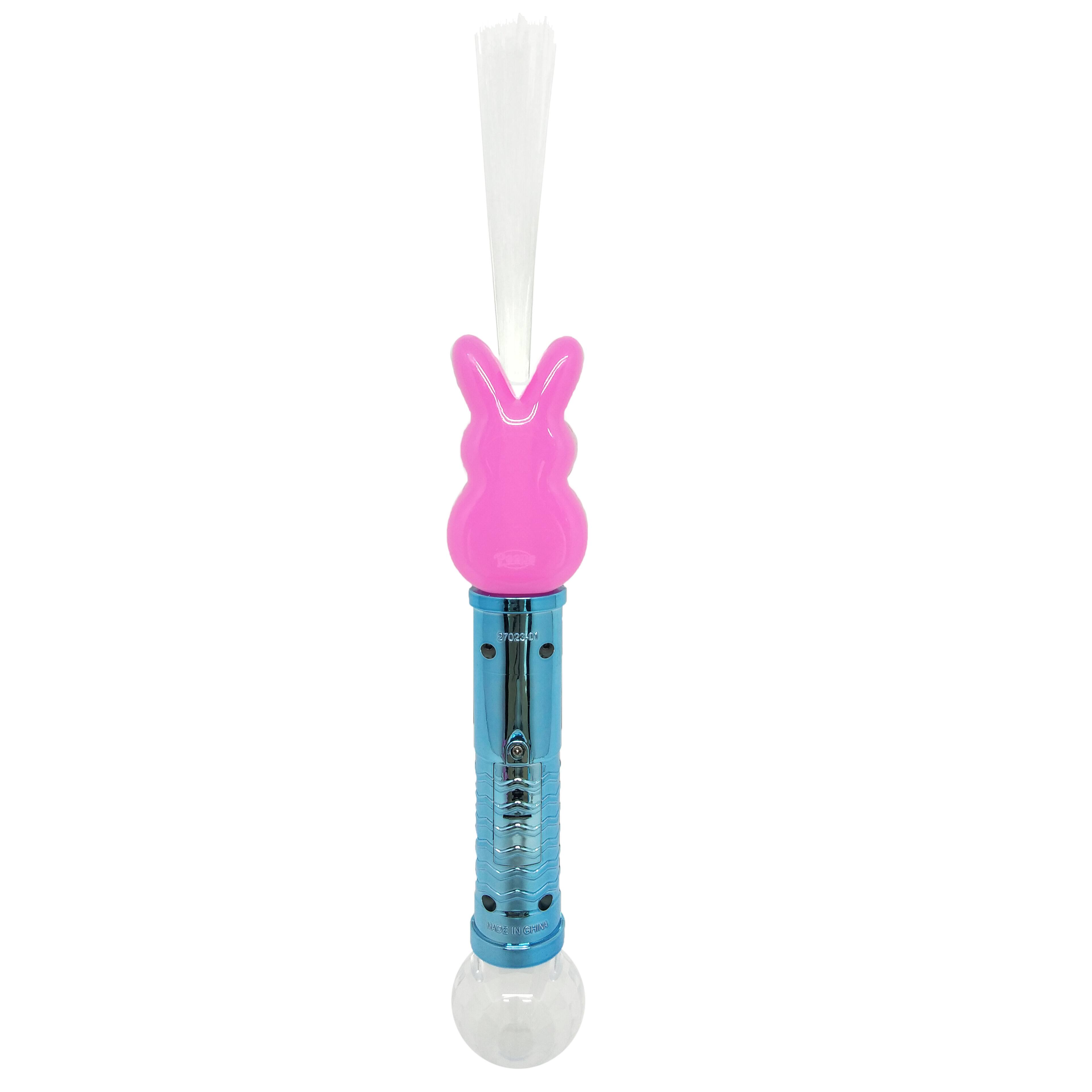 PEEPS&#xAE; Pink Bunny Light Up Fiber Optic Stick