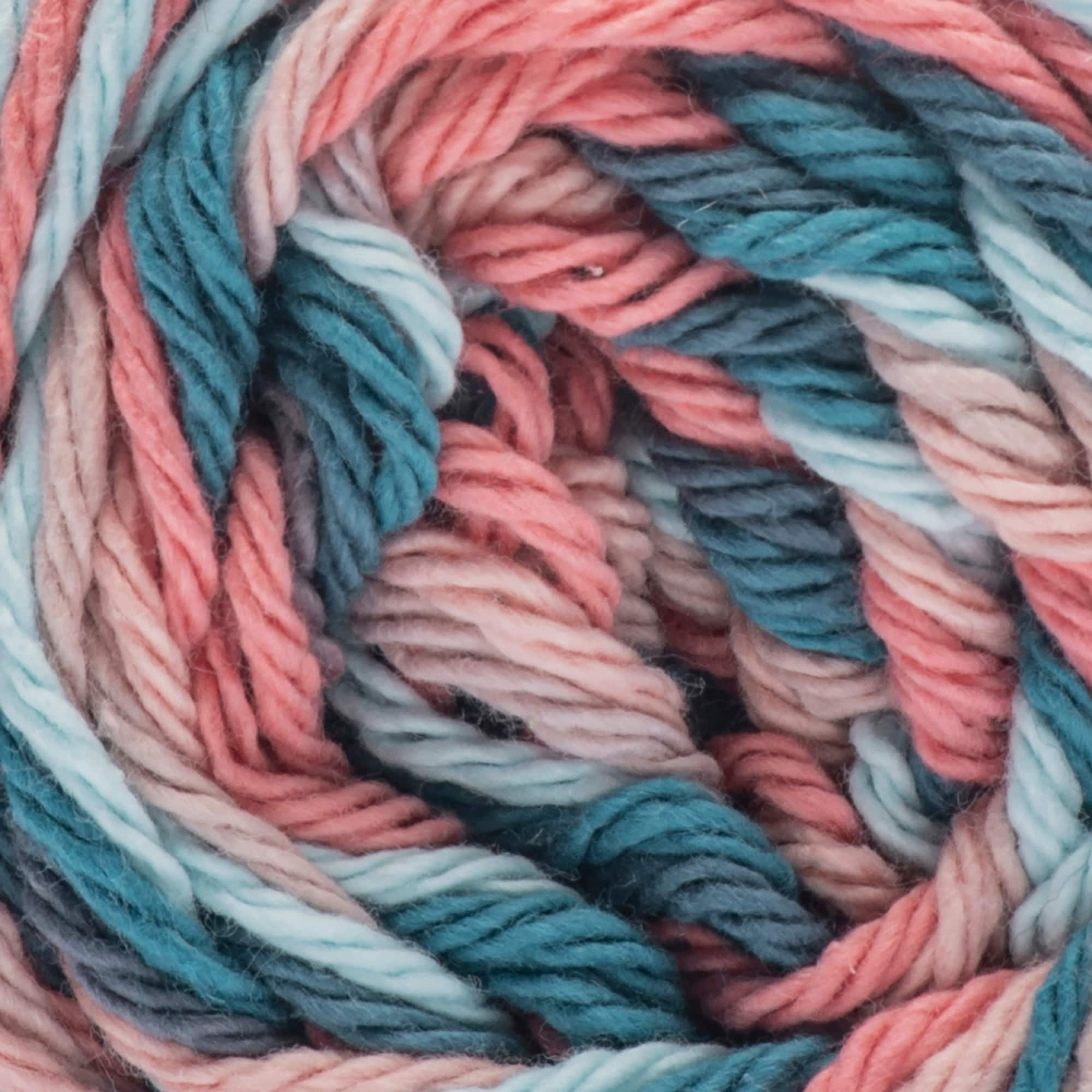 18 Pack: Everyday Cotton&#x2122; Patterned Yarn by Loops &#x26; Threads&#xAE;