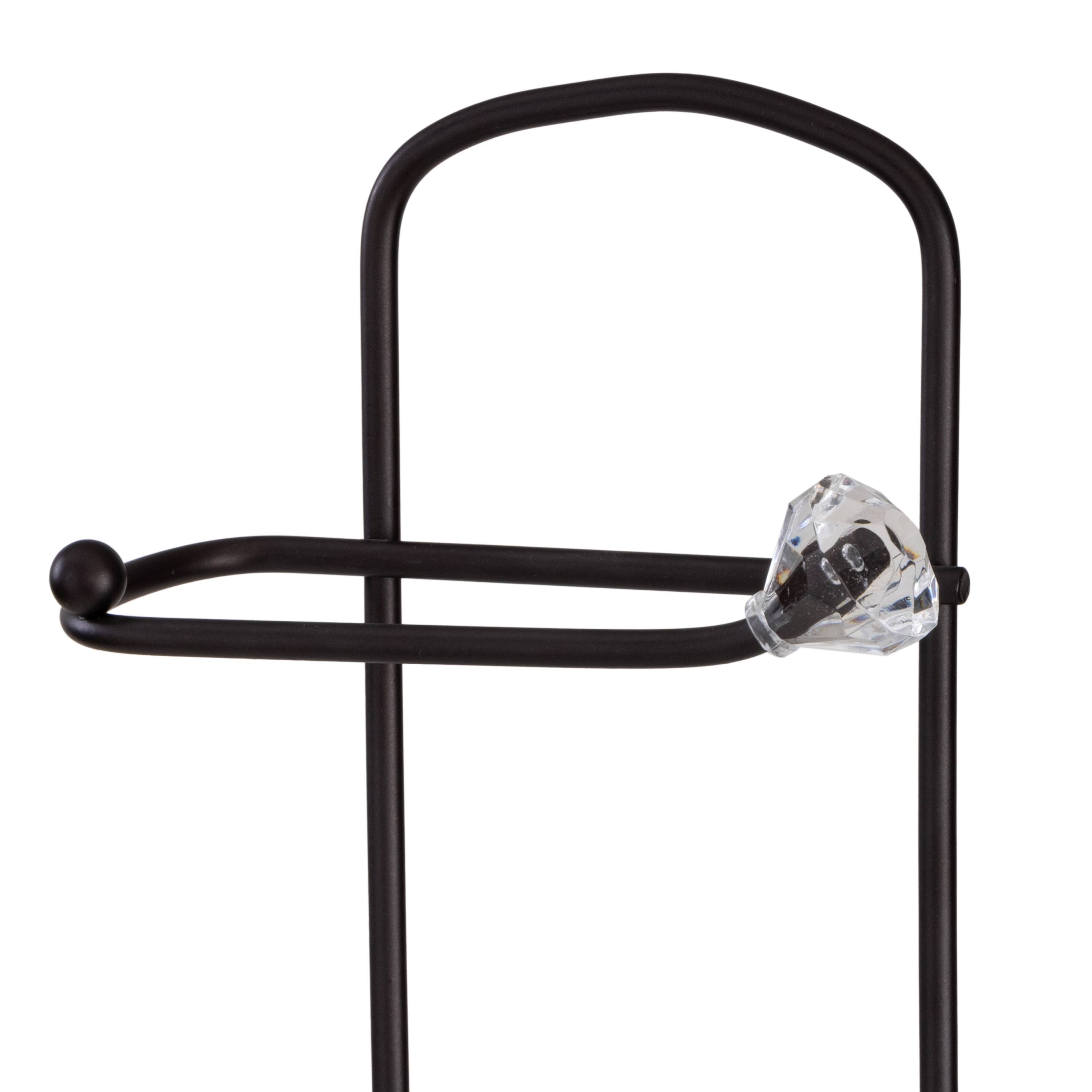 Bath Bliss Oil Rubbed Bronze Toilet Paper Organizer & Dispenser