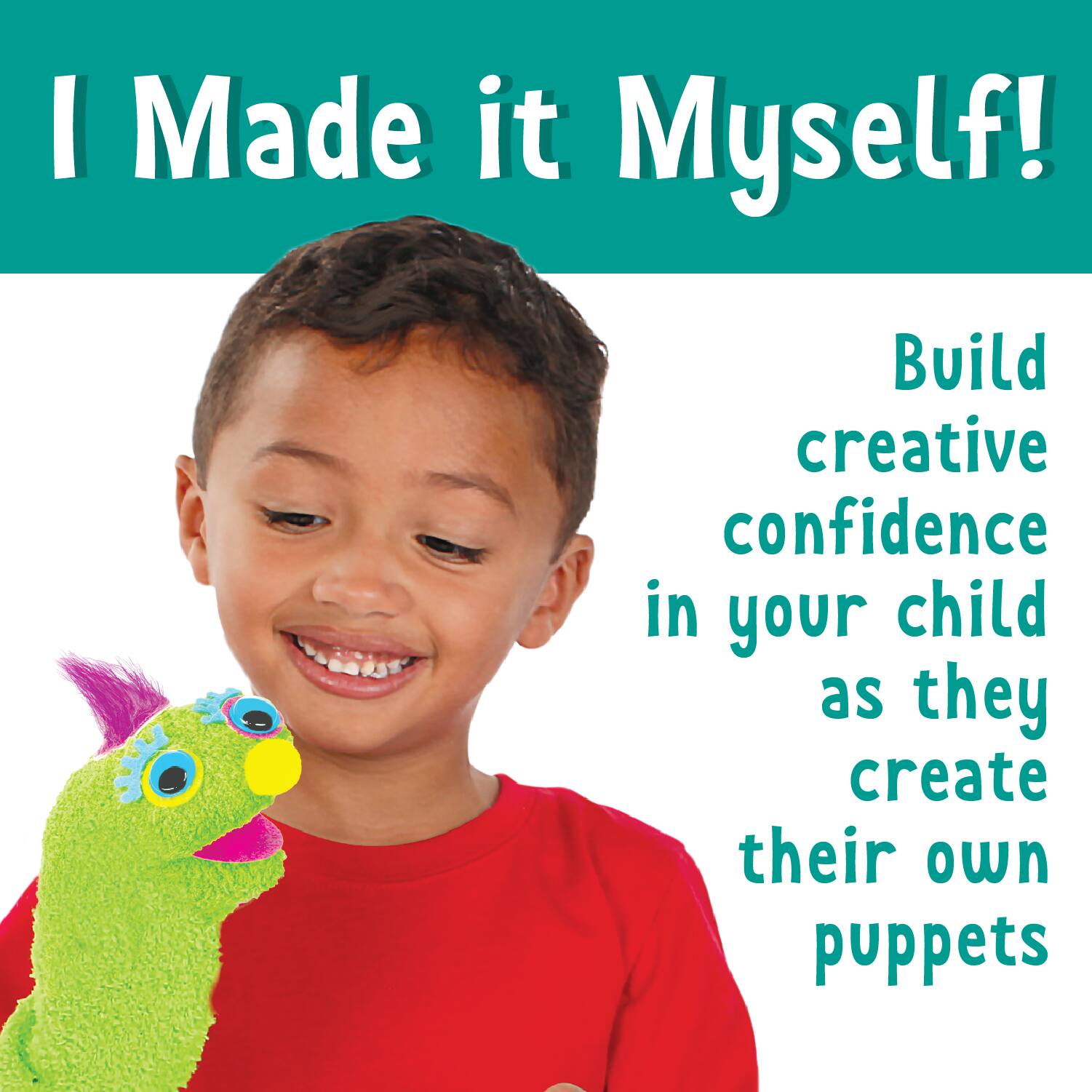 Creativity for Kids Kit - Make Your Own Sock Puppets Kit