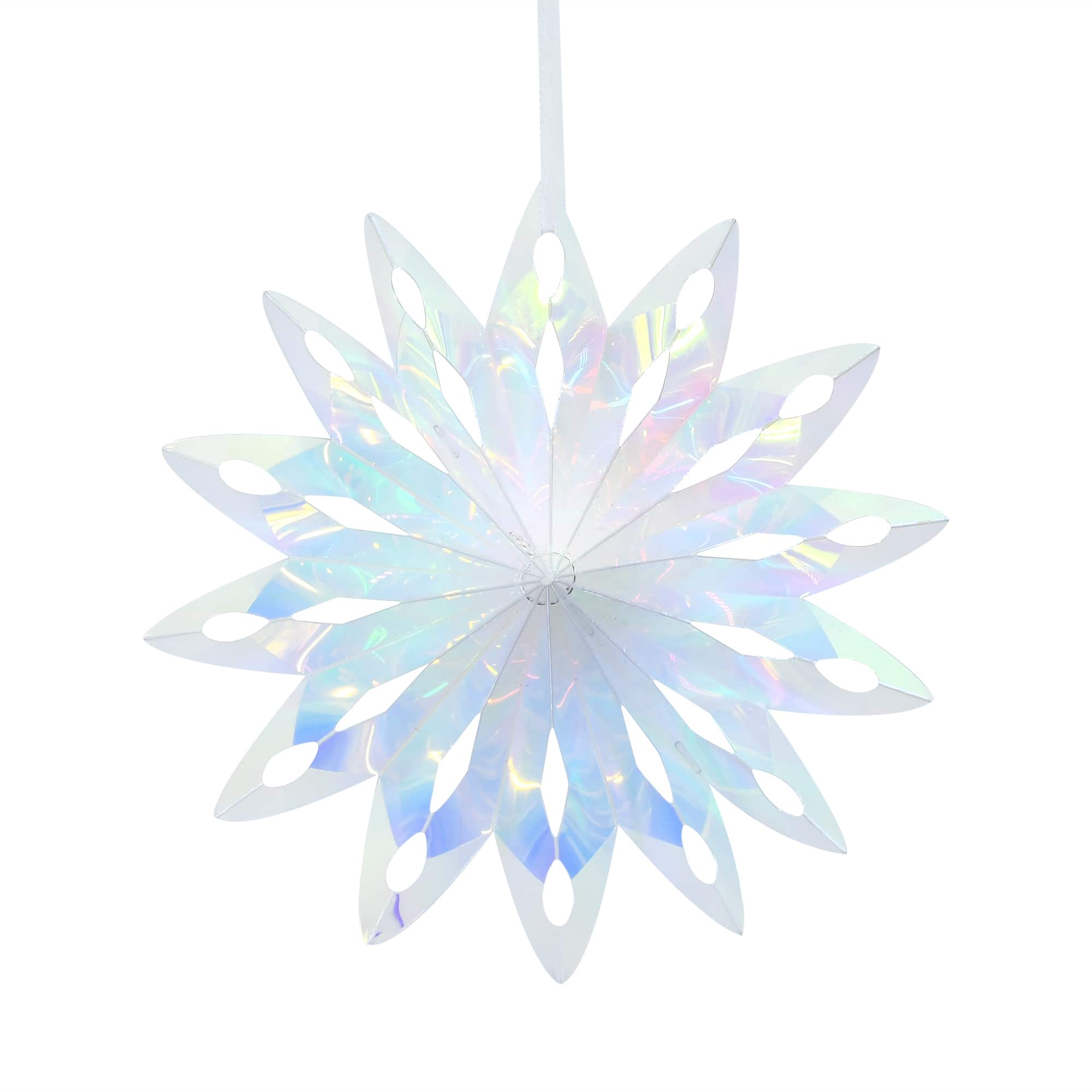 7.5&#x22; Iridescent Snowflake Ornament by Ashland&#xAE;