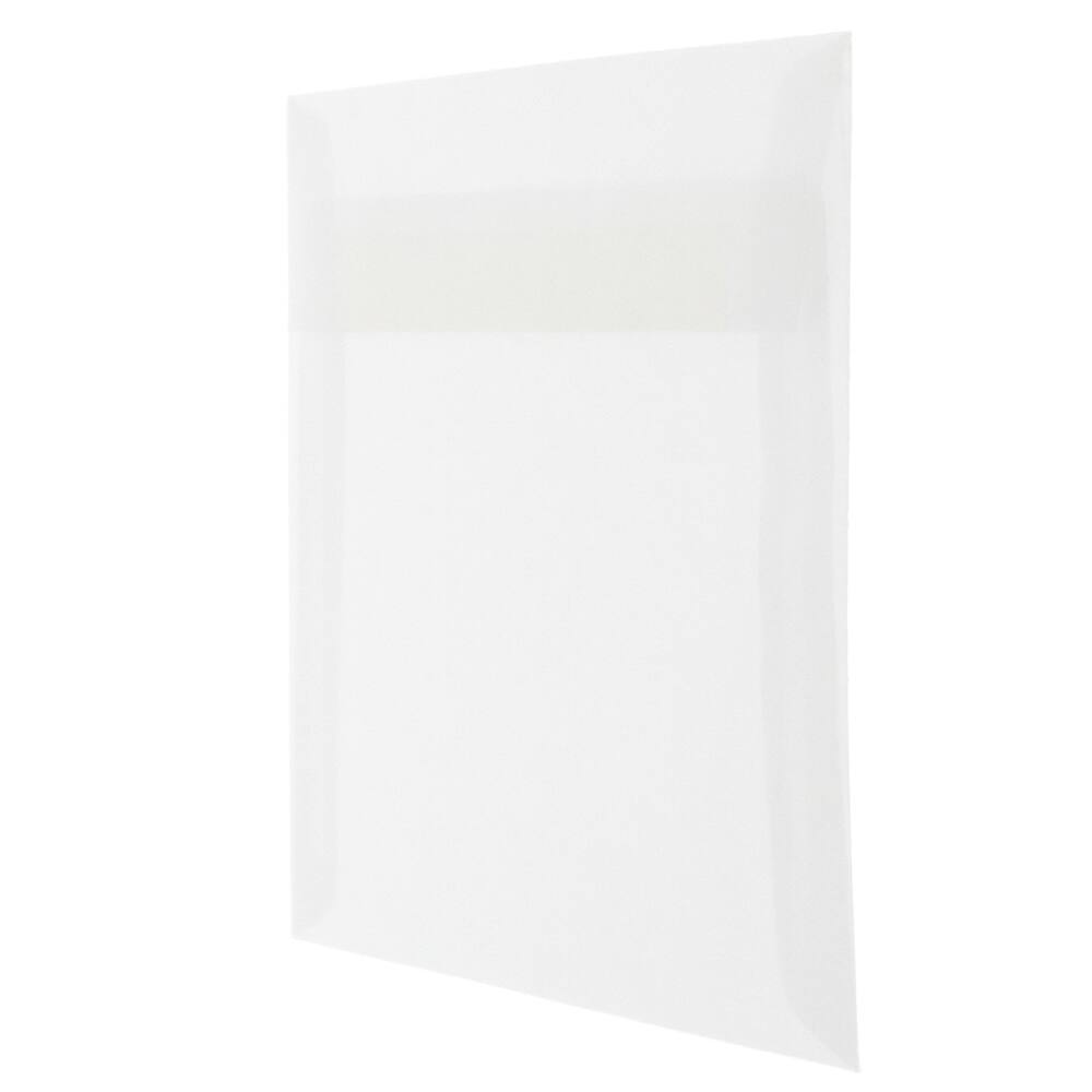 JAM Paper 6" x 6" Translucent Vellum Invitation Envelopes, 25ct.