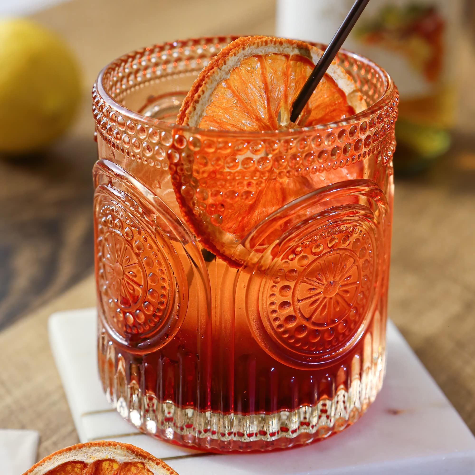 Kate Aspen® 10oz. Retro Arch Floral Drinking Glasses, 6ct.