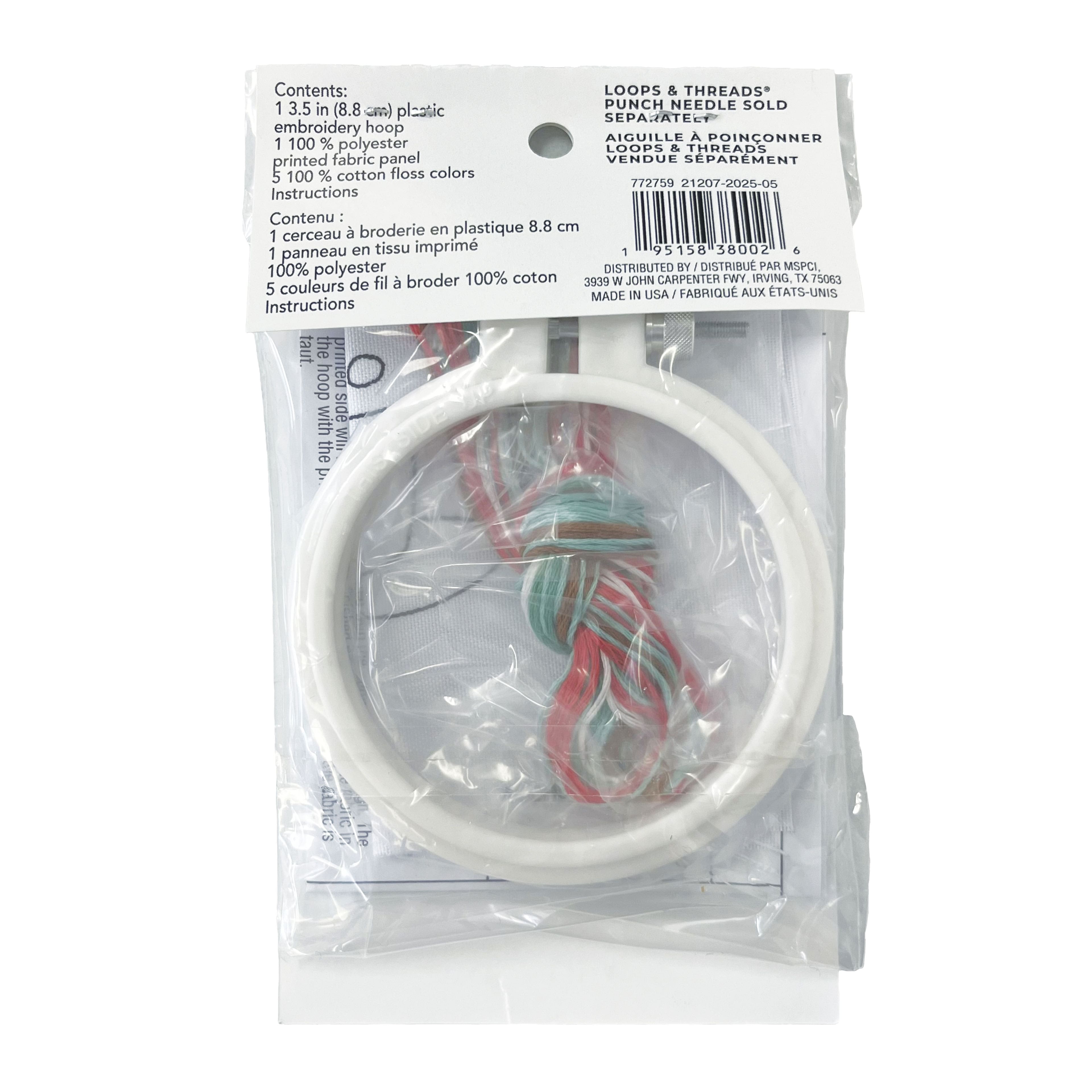 3.5&#x22; Mushroom Punch Needle Kit by Loops &#x26; Threads&#xAE;