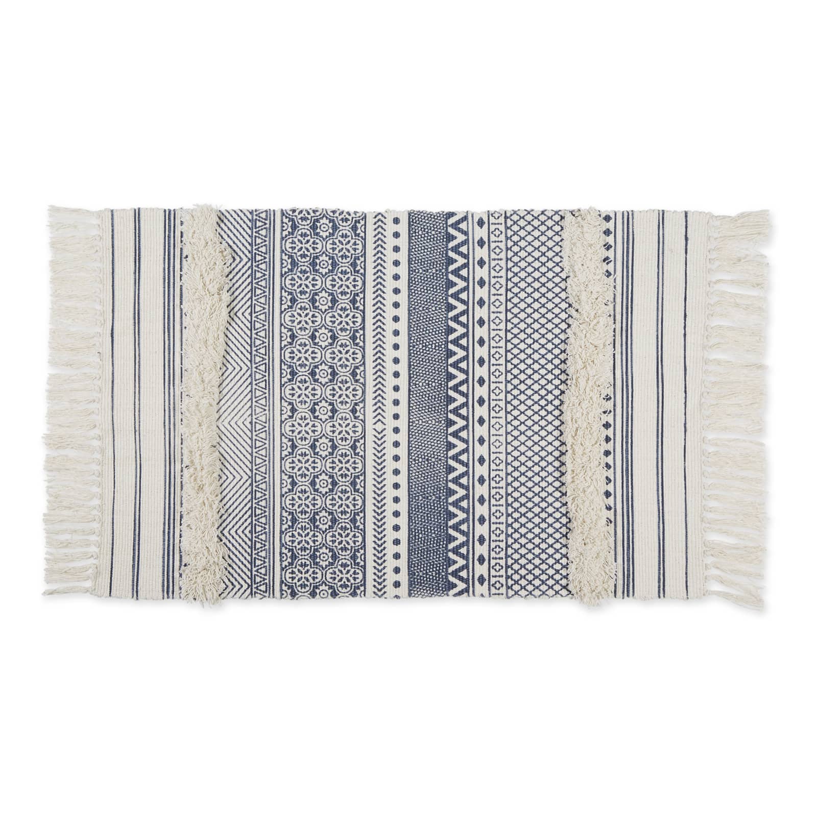 DII&#xAE; Shabby Chic Textured Hand-Loomed Shag Rug