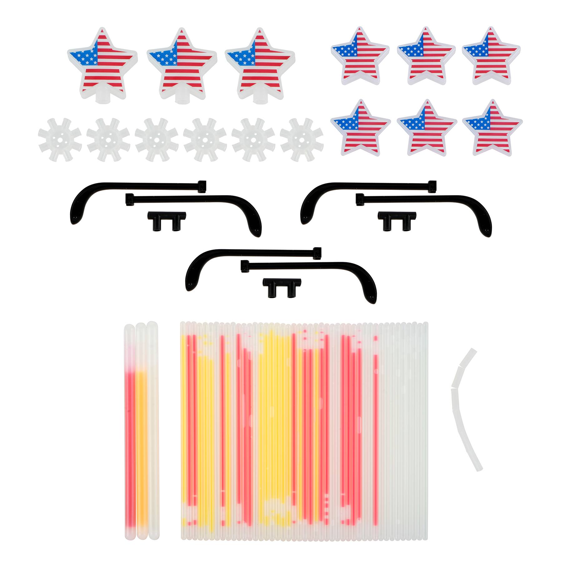 Red, White &#x26; Blue Glow Party Pack
