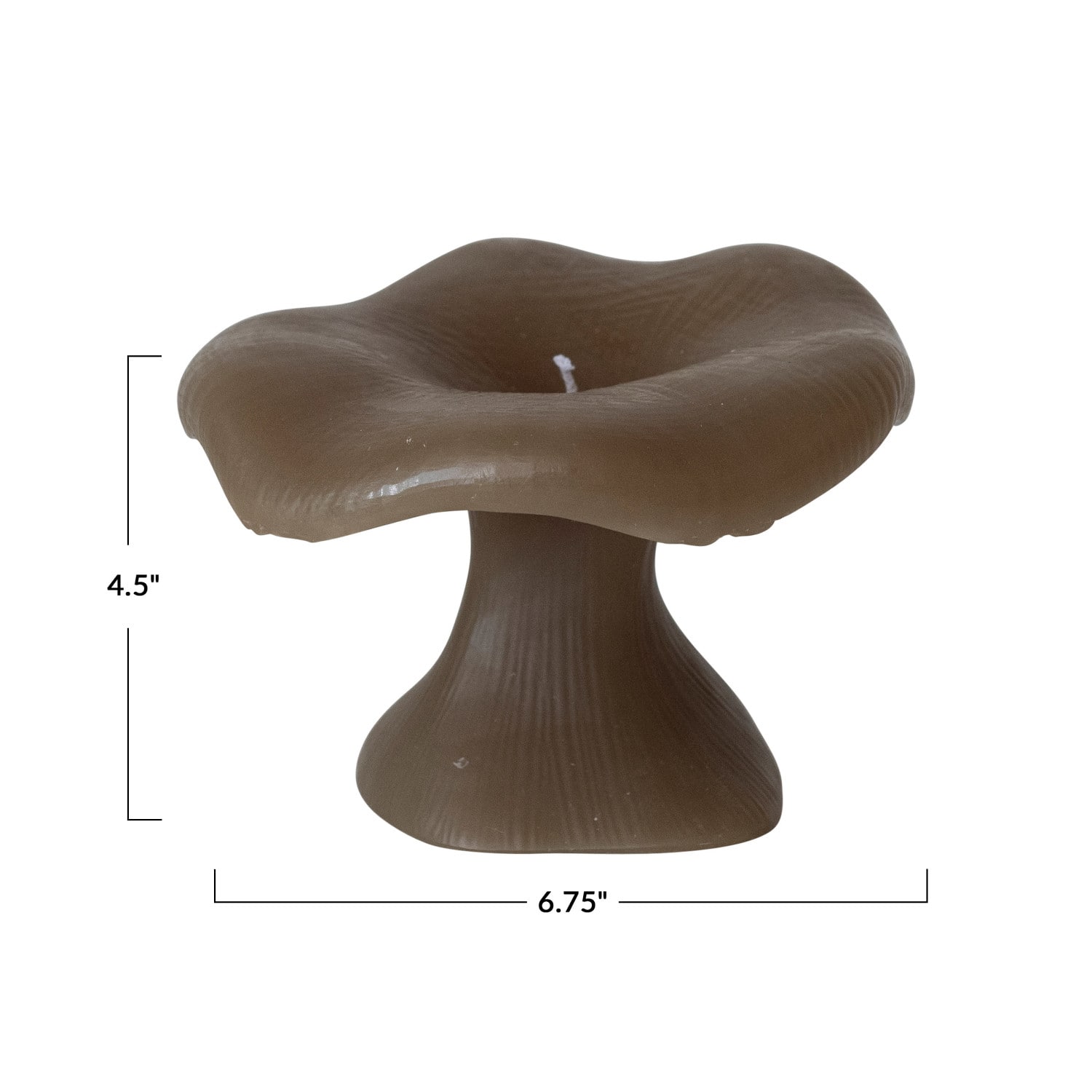 Hello Honey® Large Unscented Mushroom-Shaped Candle