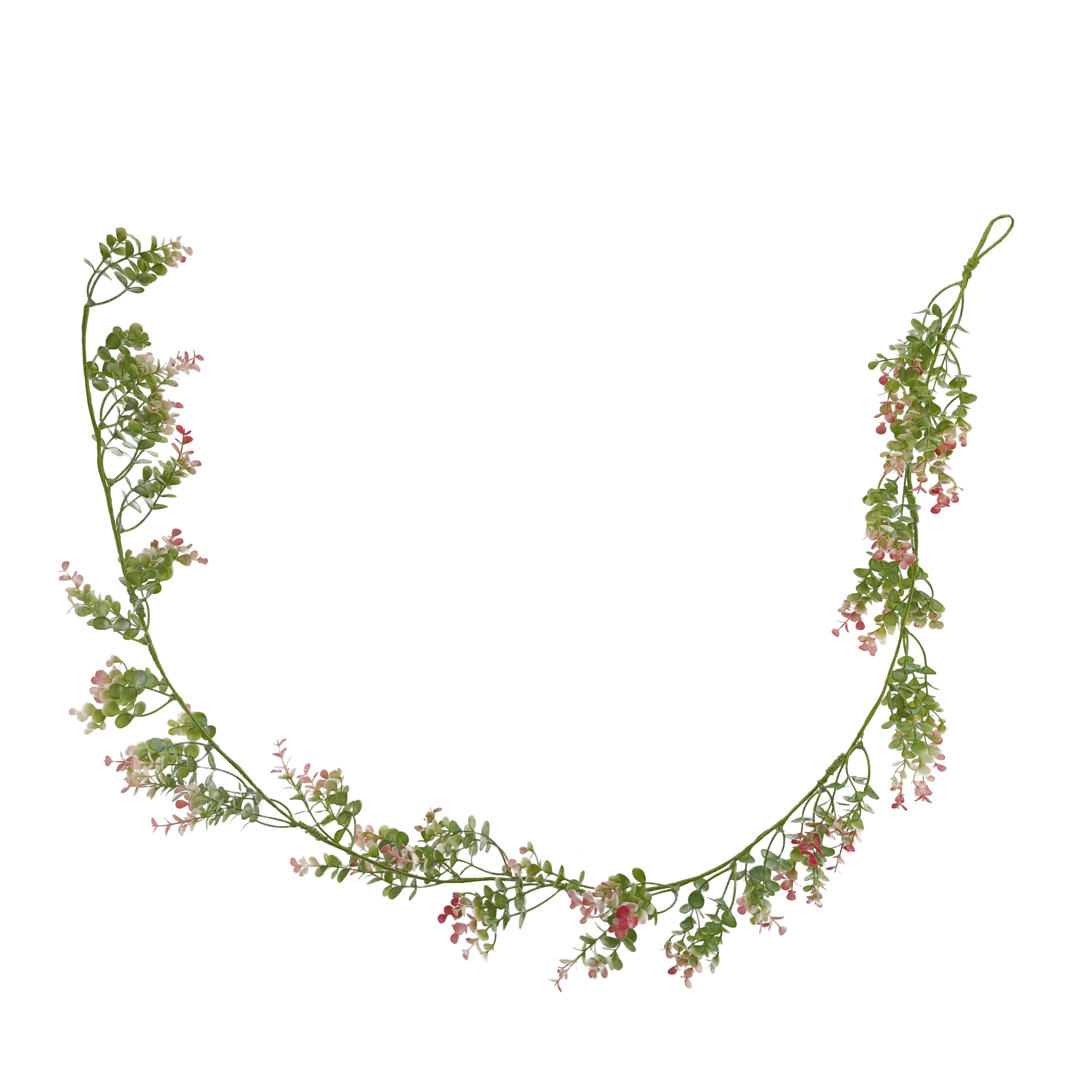 5ft. Pink Eucalyptus Coiled Garland by Ashland&#xAE;