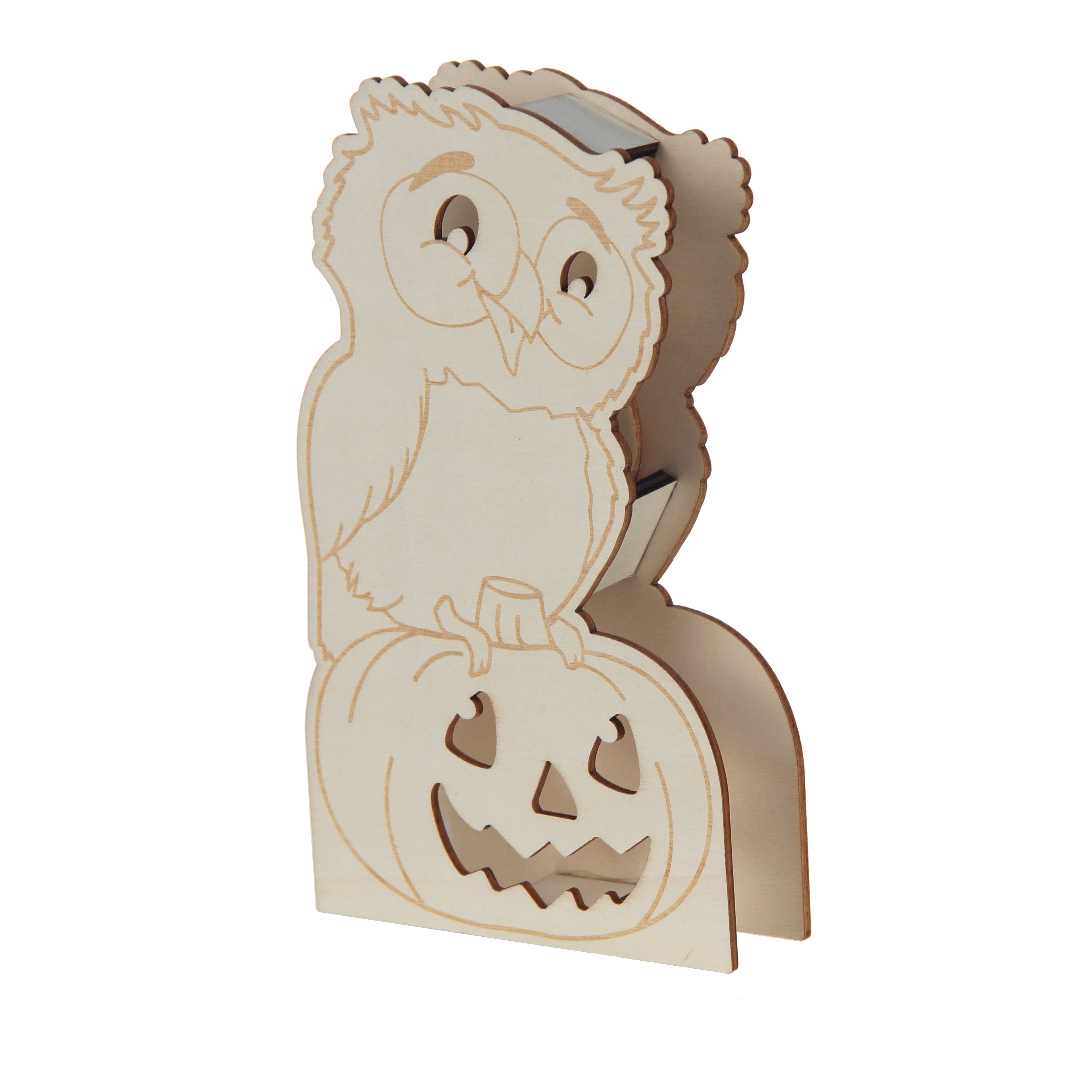 7" Owl DIY LED Plywood Décor by Make Market®