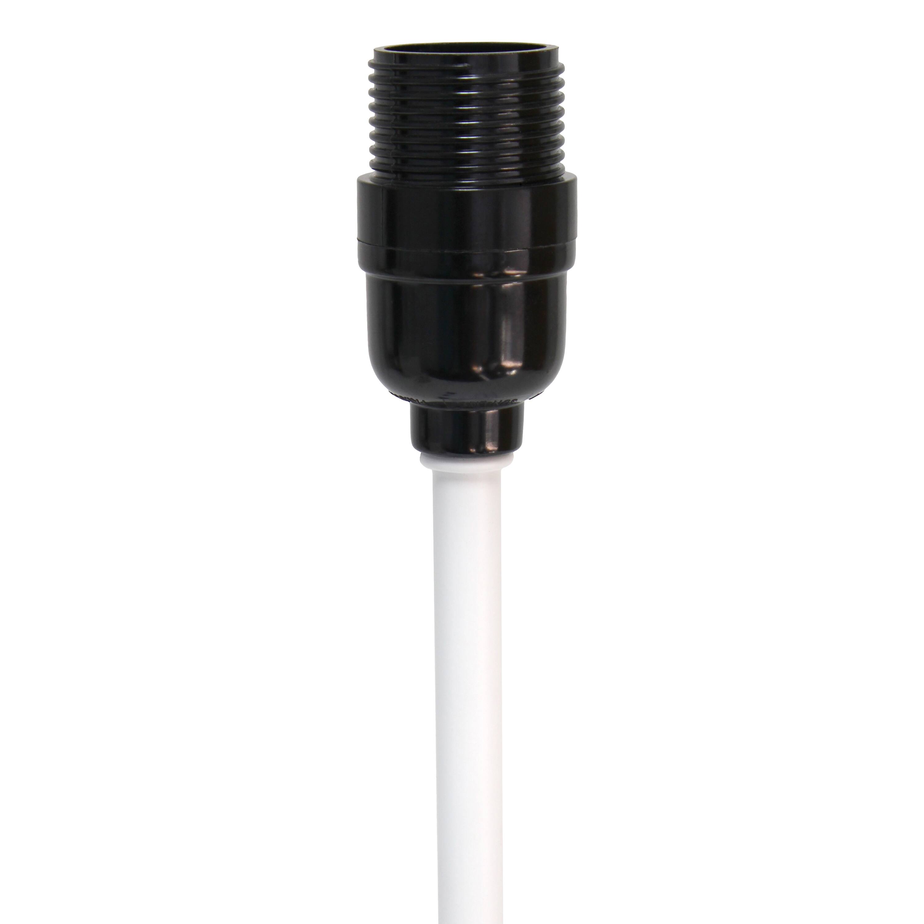 Simple Designs 15.3&#x22; Table Lamp with 2 USB Ports &#x26; Charging Outlet