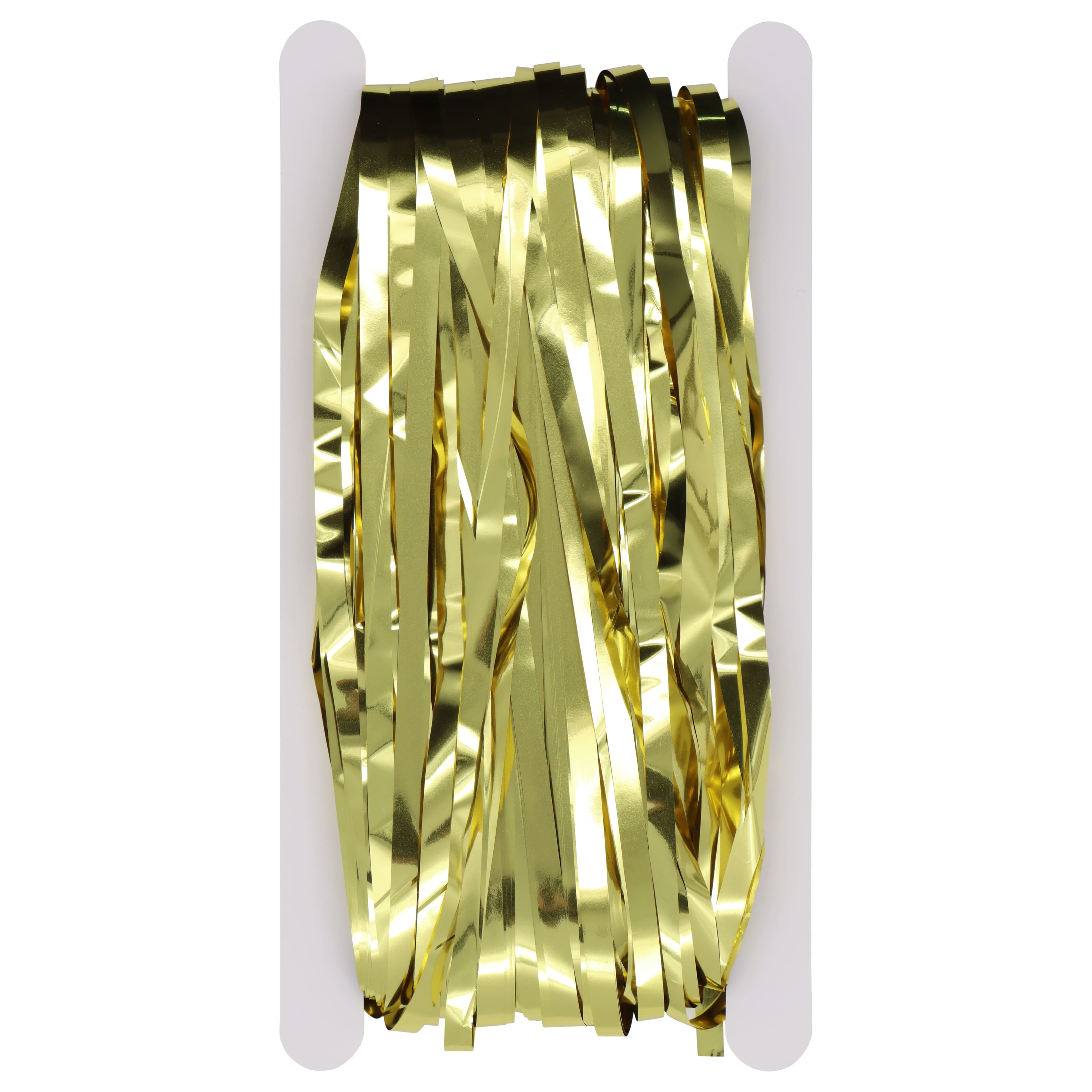 12 Pack: 6.5ft. Gold Tinsel Curtain by Celebrate It™