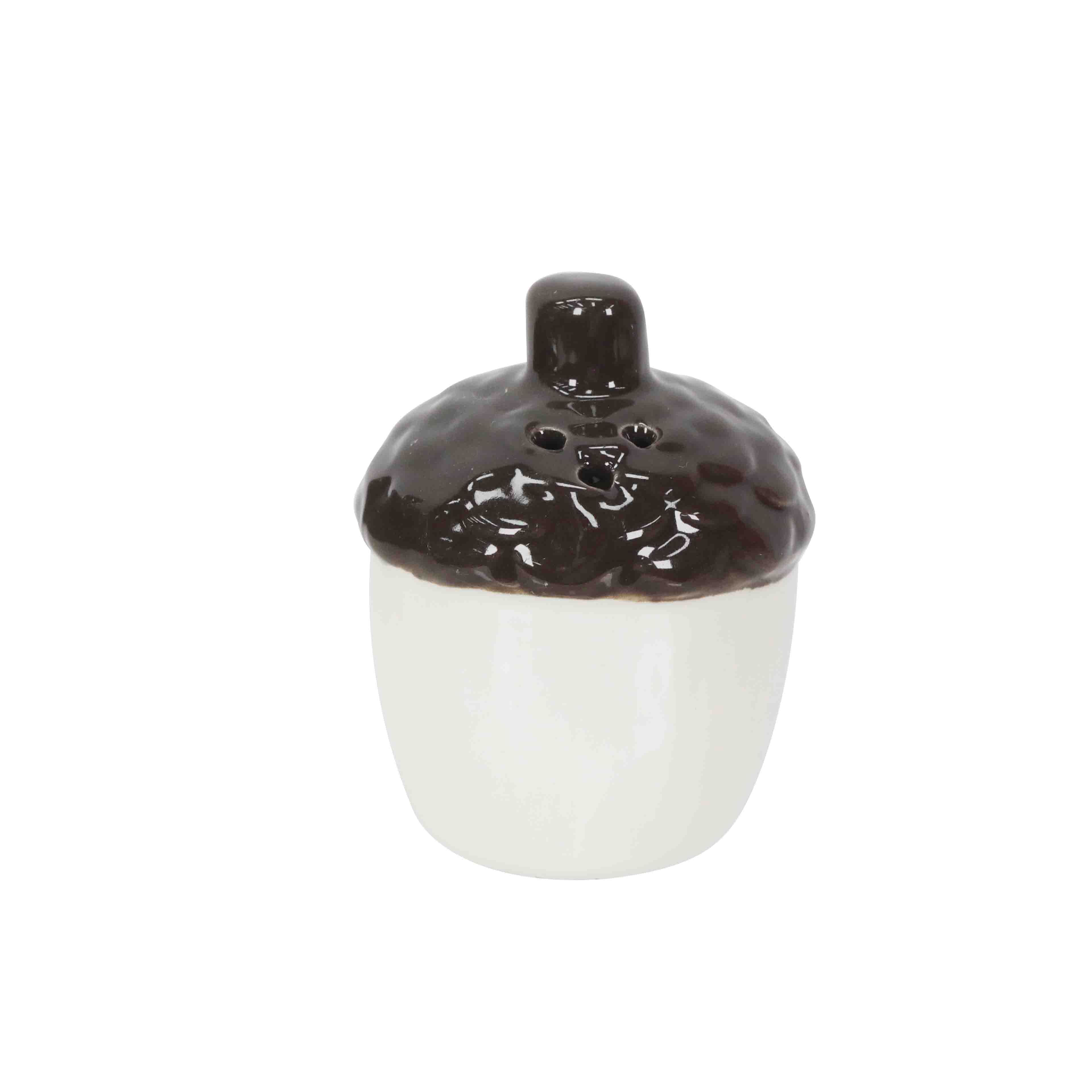 Mini Acorn Ceramic Salt &#x26; Pepper Shaker Set by Ashland&#xAE;