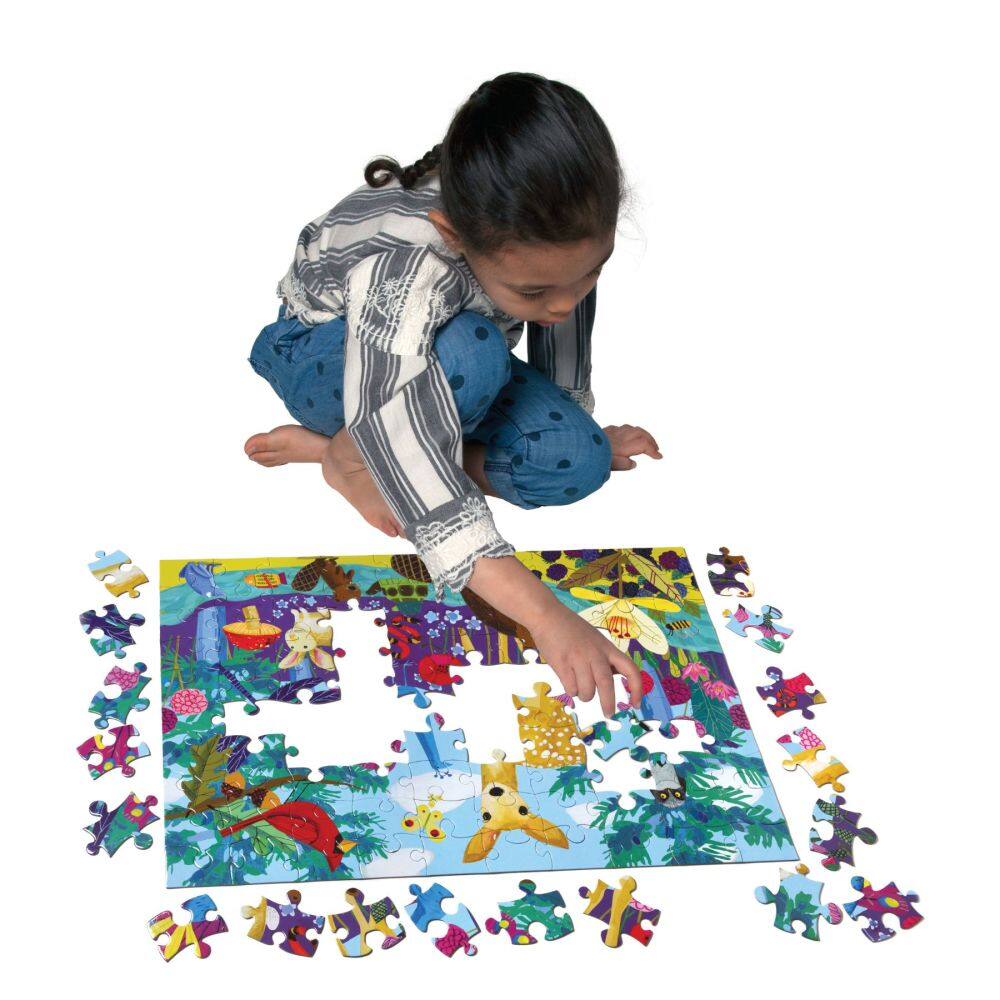 eeBoo Life on Earth 100 Piece Puzzle