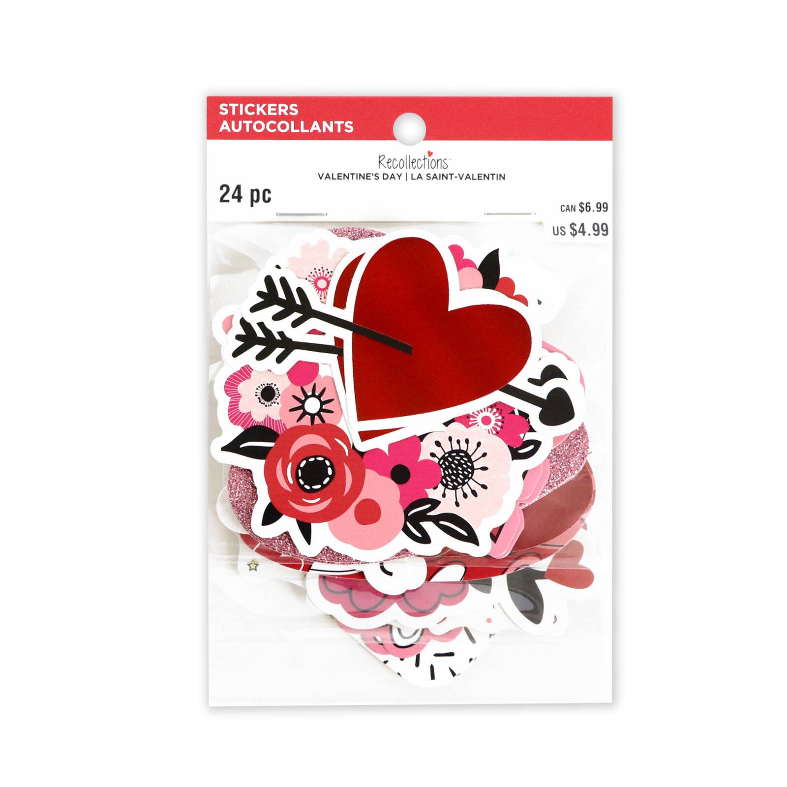 Valentine's Day Floral Die Cut Stickers by Recollections™