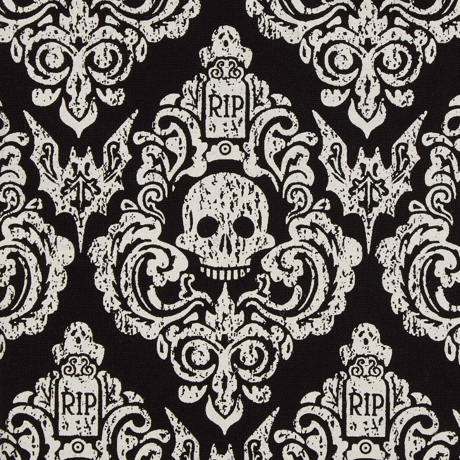 DII&#xAE; Graveyard Damask Embellished Dinner Napkins, 6ct.